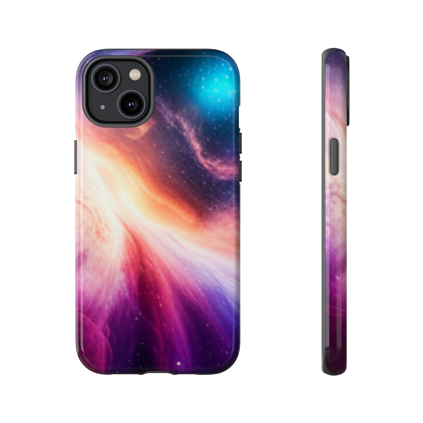Galaxy Cosmic - elliptical galaxies designs with stars, planets space-inspired: 46-Tough Case iPhone series 15 14 13 12 11 X XR XS 8: Google series 7 6 5: Samsung series S23 S22 S21 S20 S10