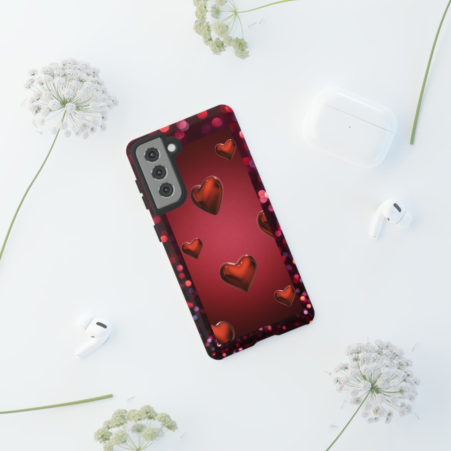 Real Red Valentine: 46-Tough Case iPhone series 15 14 13 12 11 X XR XS 8: Google series 7 6 5: Samsung series S23 S22 S21 S20 S10