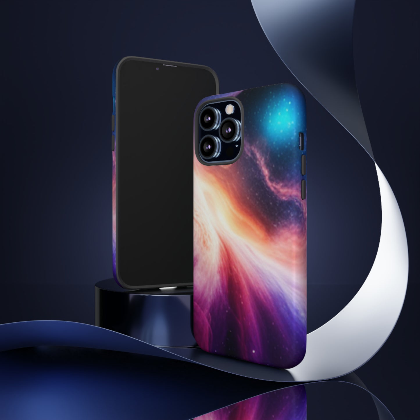 Galaxy Cosmic - elliptical galaxies designs with stars, planets space-inspired: 46-Tough Case iPhone series 15 14 13 12 11 X XR XS 8: Google series 7 6 5: Samsung series S23 S22 S21 S20 S10