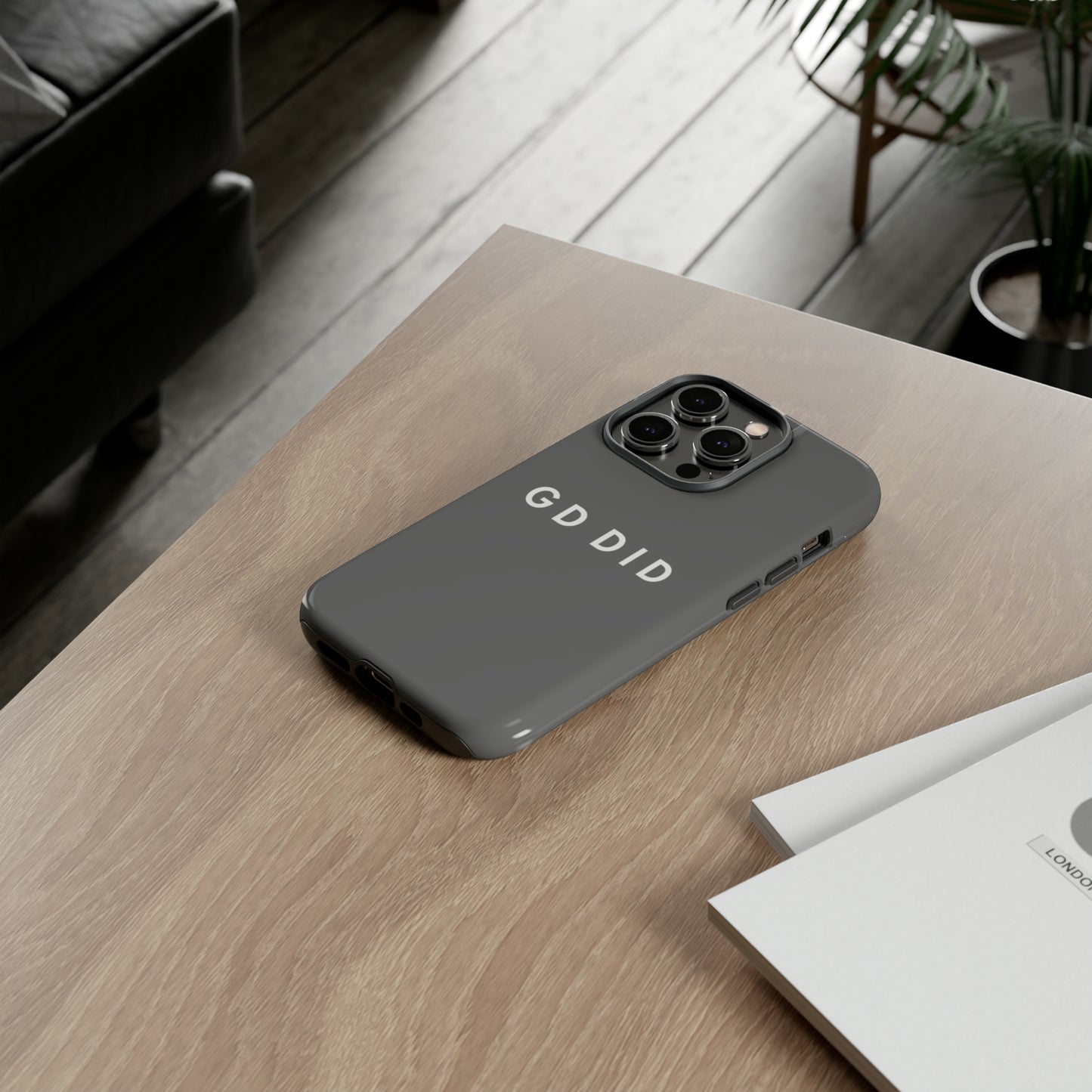 GOD DID GREY: 46-Tough Case iPhone series 15 14 13 12 11 X XR XS 8: Google series 7 6 5: Samsung series S23 S22 S21 S20 S10