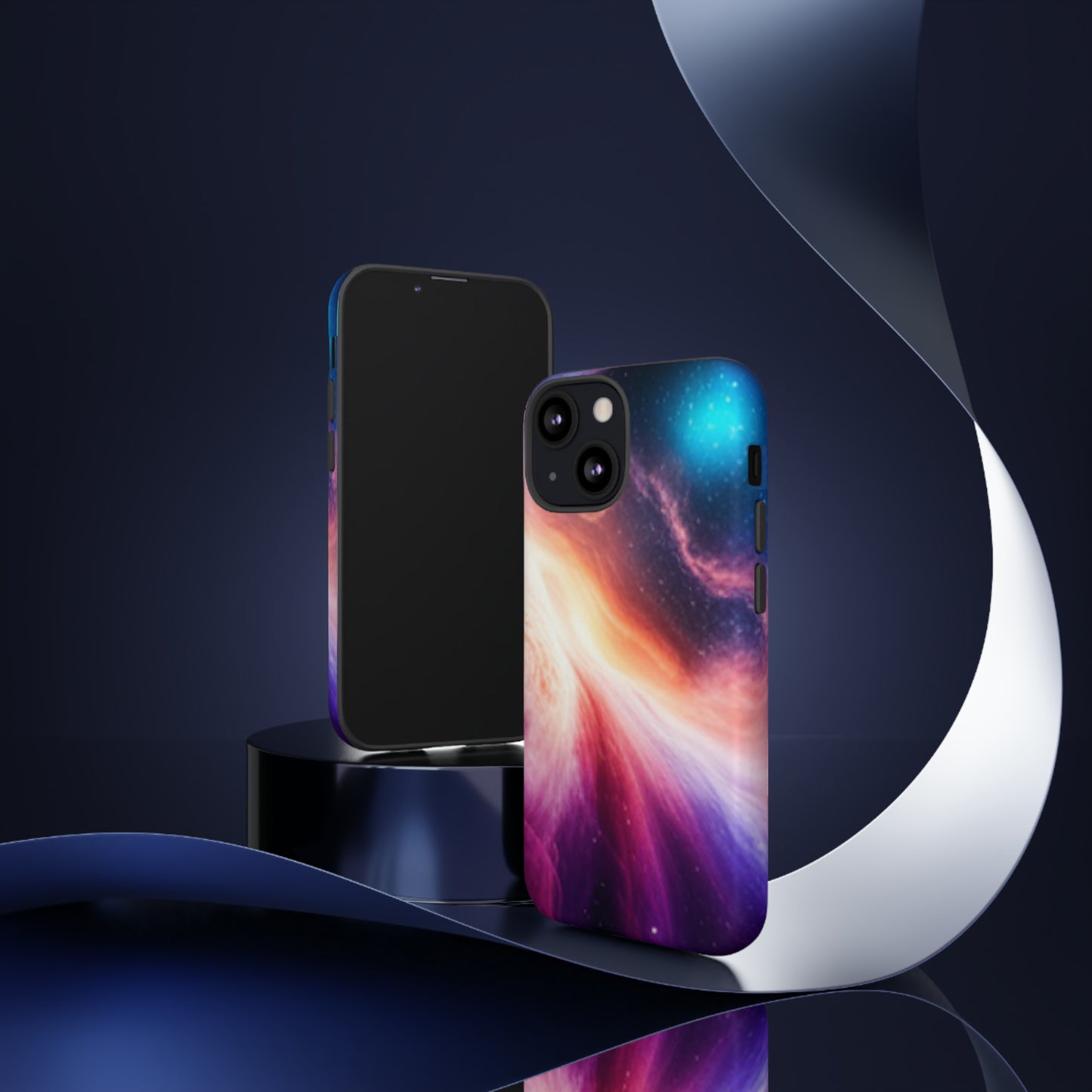 Galaxy Cosmic - elliptical galaxies designs with stars, planets space-inspired: 46-Tough Case iPhone series 15 14 13 12 11 X XR XS 8: Google series 7 6 5: Samsung series S23 S22 S21 S20 S10