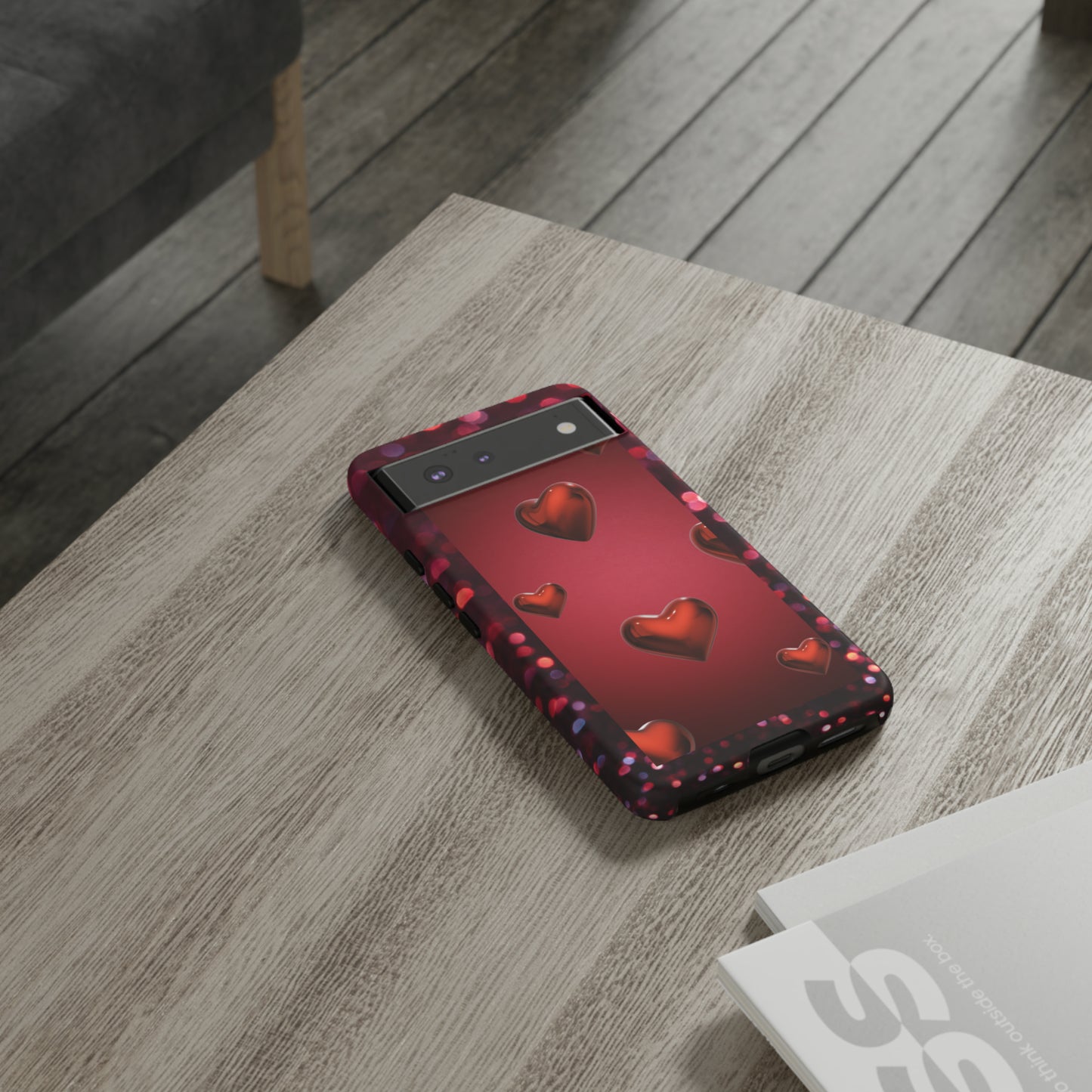 Real Red Valentine: 46-Tough Case iPhone series 15 14 13 12 11 X XR XS 8: Google series 7 6 5: Samsung series S23 S22 S21 S20 S10