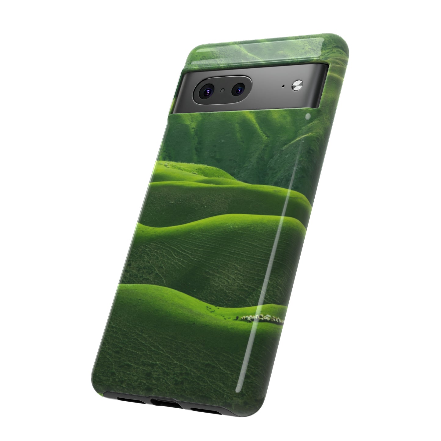 Forest Green Rolling Hills #8: 46-Tough Case iPhone series 15 14 13 12 11 X XR XS 8: Google series 7 6 5: Samsung series S23 S22 S21 S20 S10