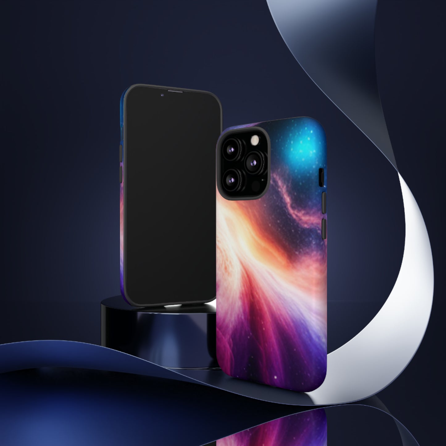 Galaxy Cosmic - elliptical galaxies designs with stars, planets space-inspired: 46-Tough Case iPhone series 15 14 13 12 11 X XR XS 8: Google series 7 6 5: Samsung series S23 S22 S21 S20 S10
