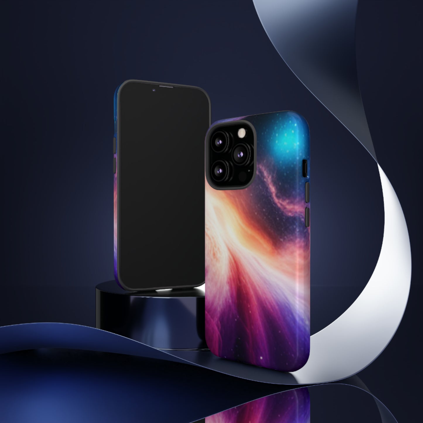 Galaxy Cosmic - elliptical galaxies designs with stars, planets space-inspired: 46-Tough Case iPhone series 15 14 13 12 11 X XR XS 8: Google series 7 6 5: Samsung series S23 S22 S21 S20 S10