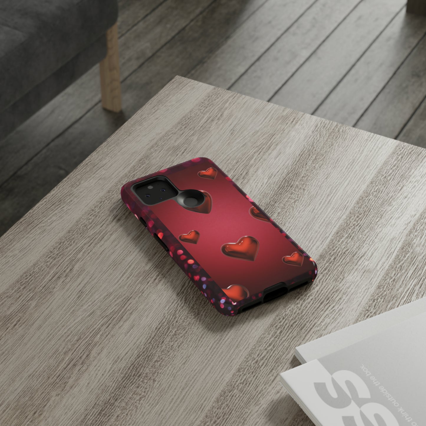 Real Red Valentine: 46-Tough Case iPhone series 15 14 13 12 11 X XR XS 8: Google series 7 6 5: Samsung series S23 S22 S21 S20 S10