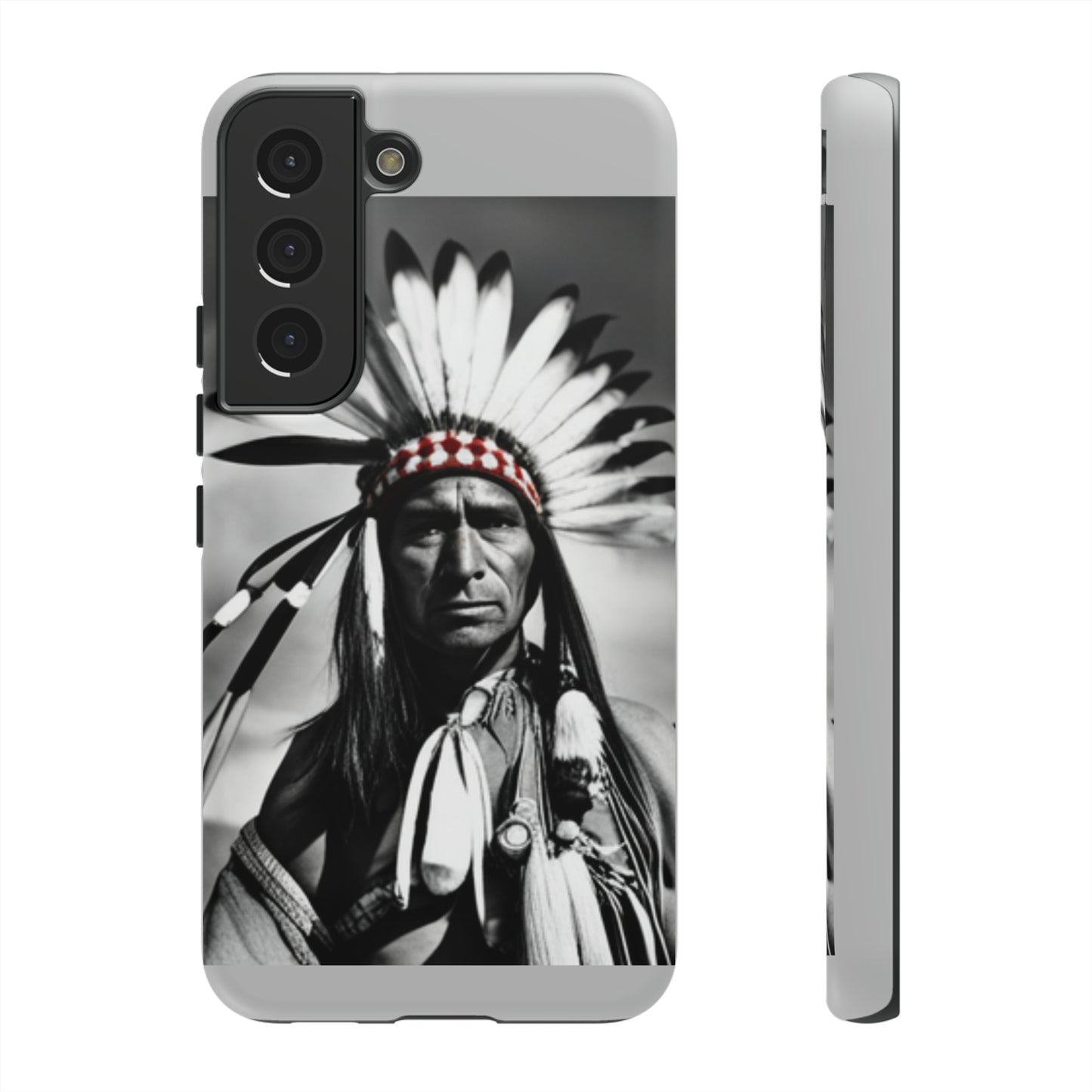 Warrior Pride with Grey Background: 46-Tough Case iPhone series 15 14 13 12 11 X XR XS 8: Google series 7 6 5: Samsung series S23 S22 S21 S20 S10