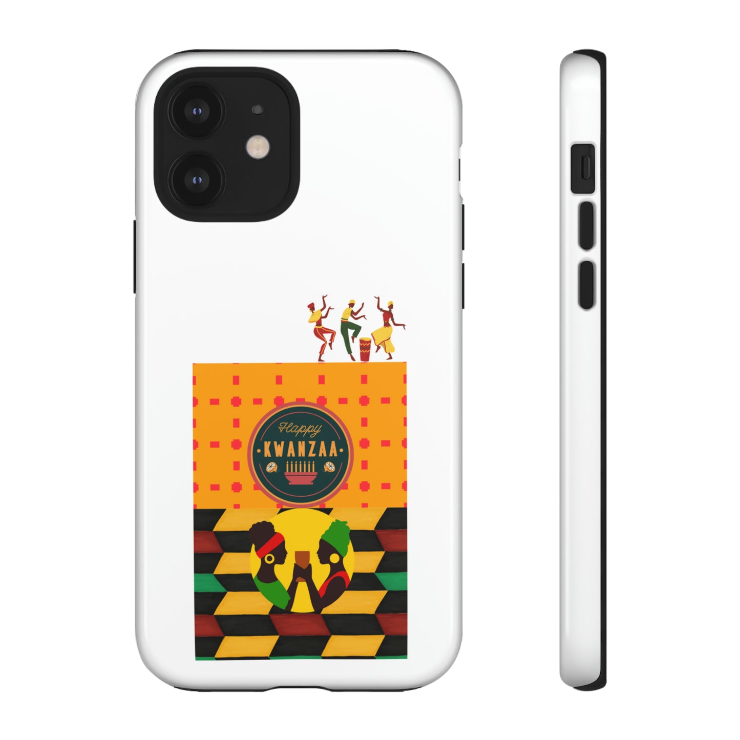 HAPPY KWANZA: 46-Tough Case iPhone series 15 14 13 12 11 X XR XS 8: Google series 7 6 5: Samsung series S23 S22 S21 S20 S10