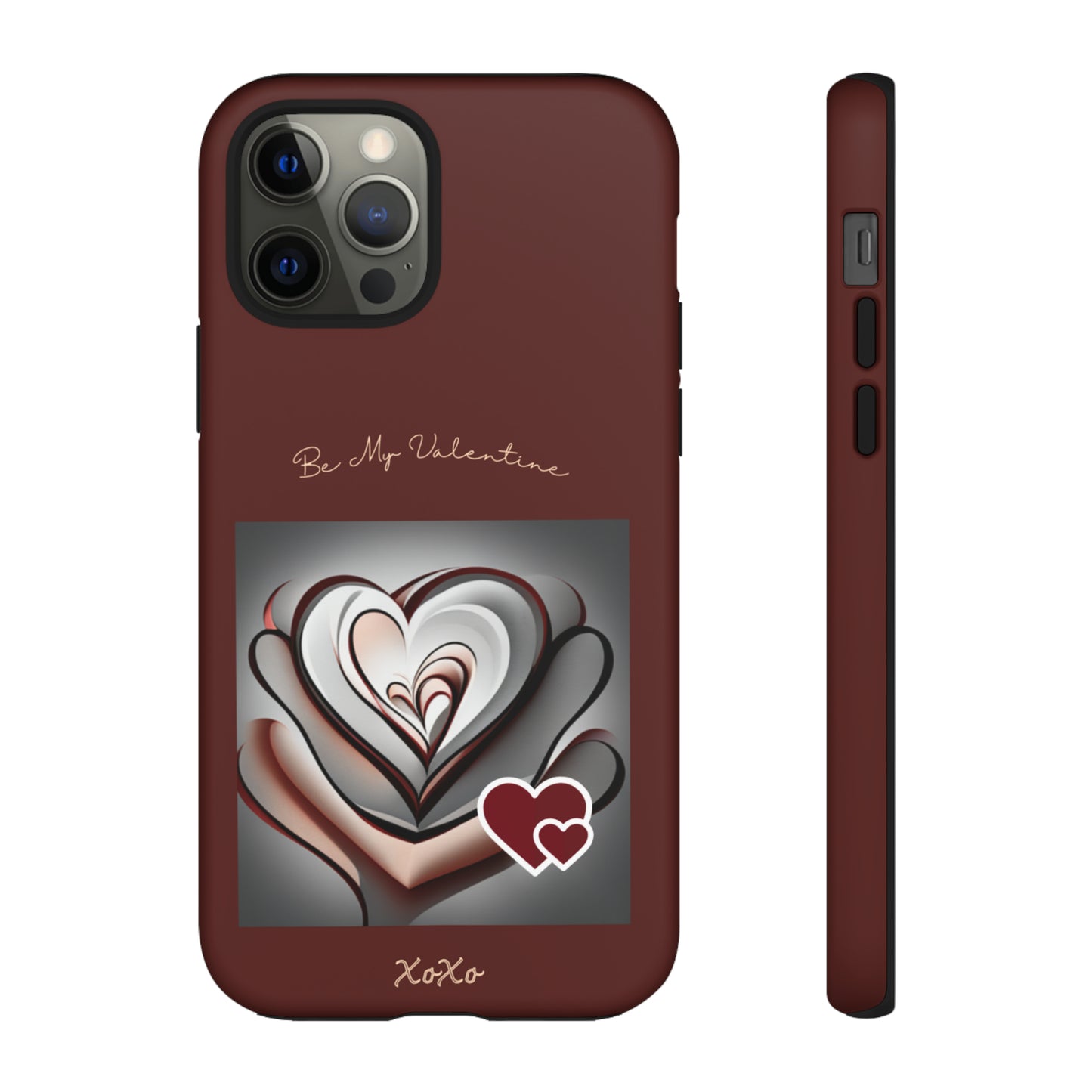 Valentine Triple Heart: 46-Tough Case iPhone series 15 14 13 12 11 X XR XS 8: Google series 7 6 5: Samsung series S23 S22 S21 S20 S10