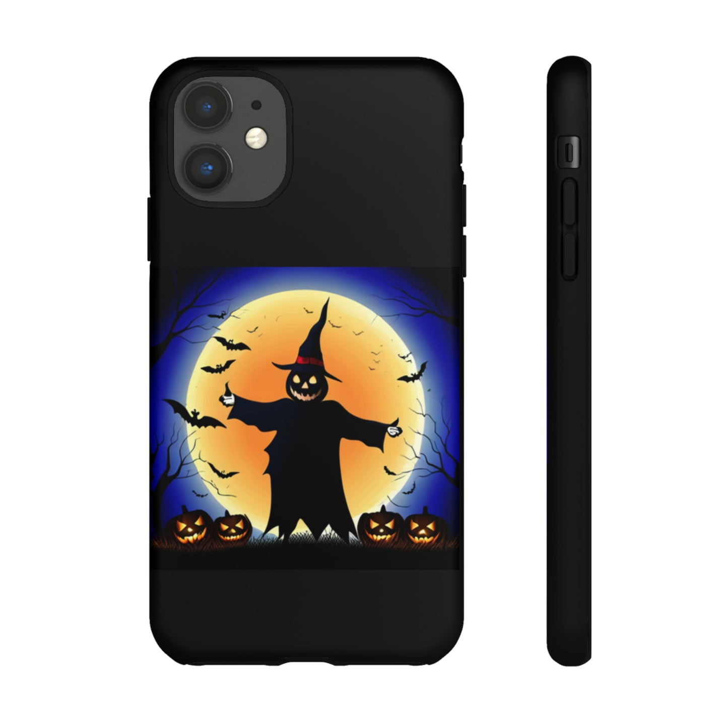 Scary Halloween with Black background: 46-Tough Case iPhone series 15 14 13 12 11 X XR XS 8: Google series 7 6 5: Samsung series S23 S22 S21 S20 S10Tough Cases