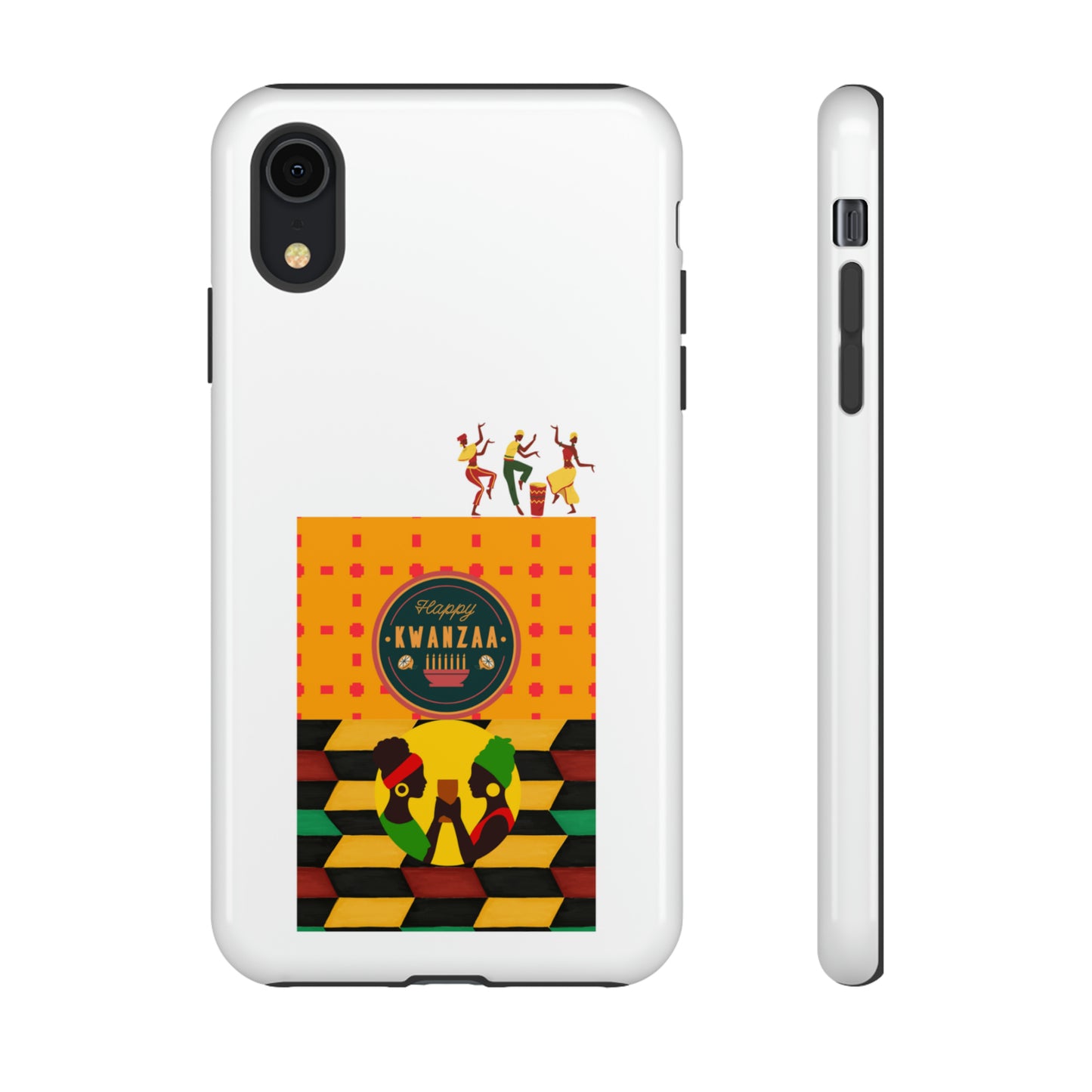 HAPPY KWANZA: 46-Tough Case iPhone series 15 14 13 12 11 X XR XS 8: Google series 7 6 5: Samsung series S23 S22 S21 S20 S10