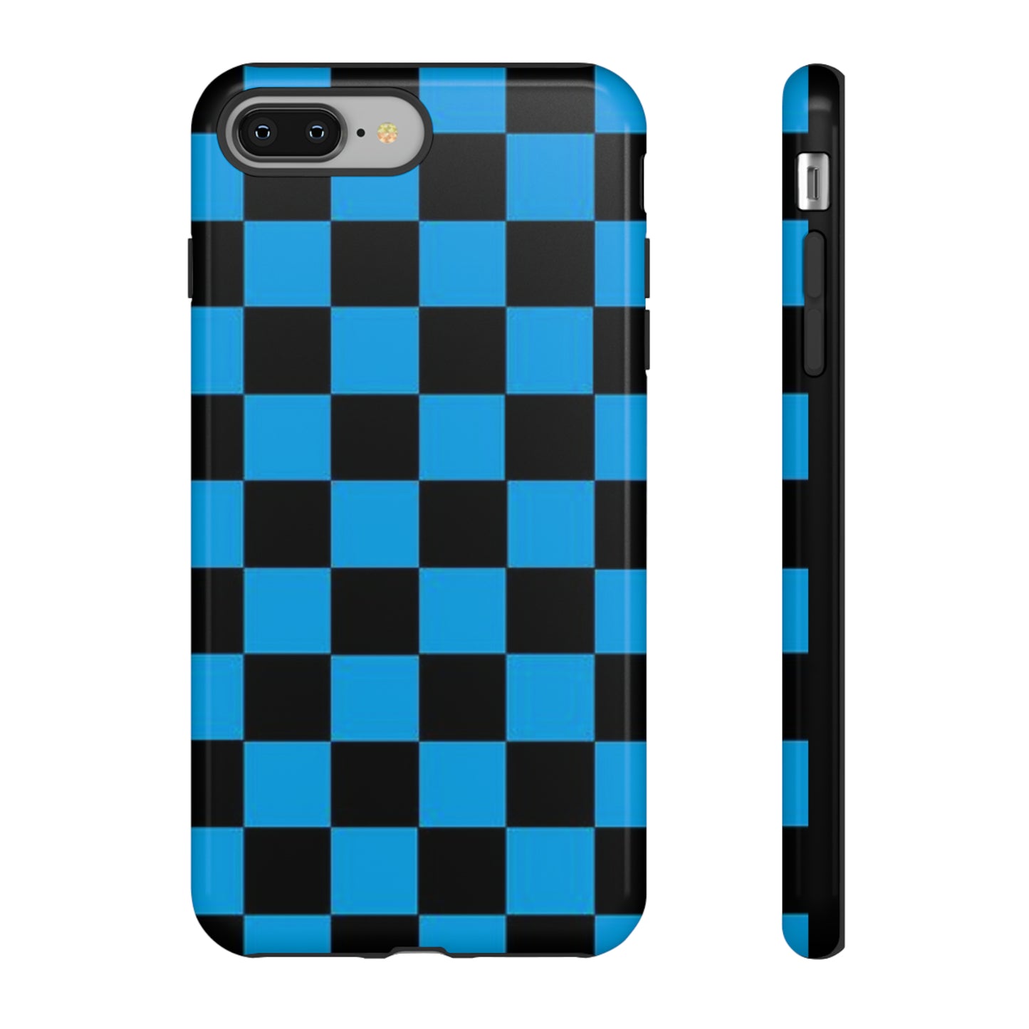 Blue and Black Checkers: 46-Tough Case iPhone series 15 14 13 12 11 X XR XS 8: Google series 7 6 5: Samsung series S23 S22 S21 S20 S10