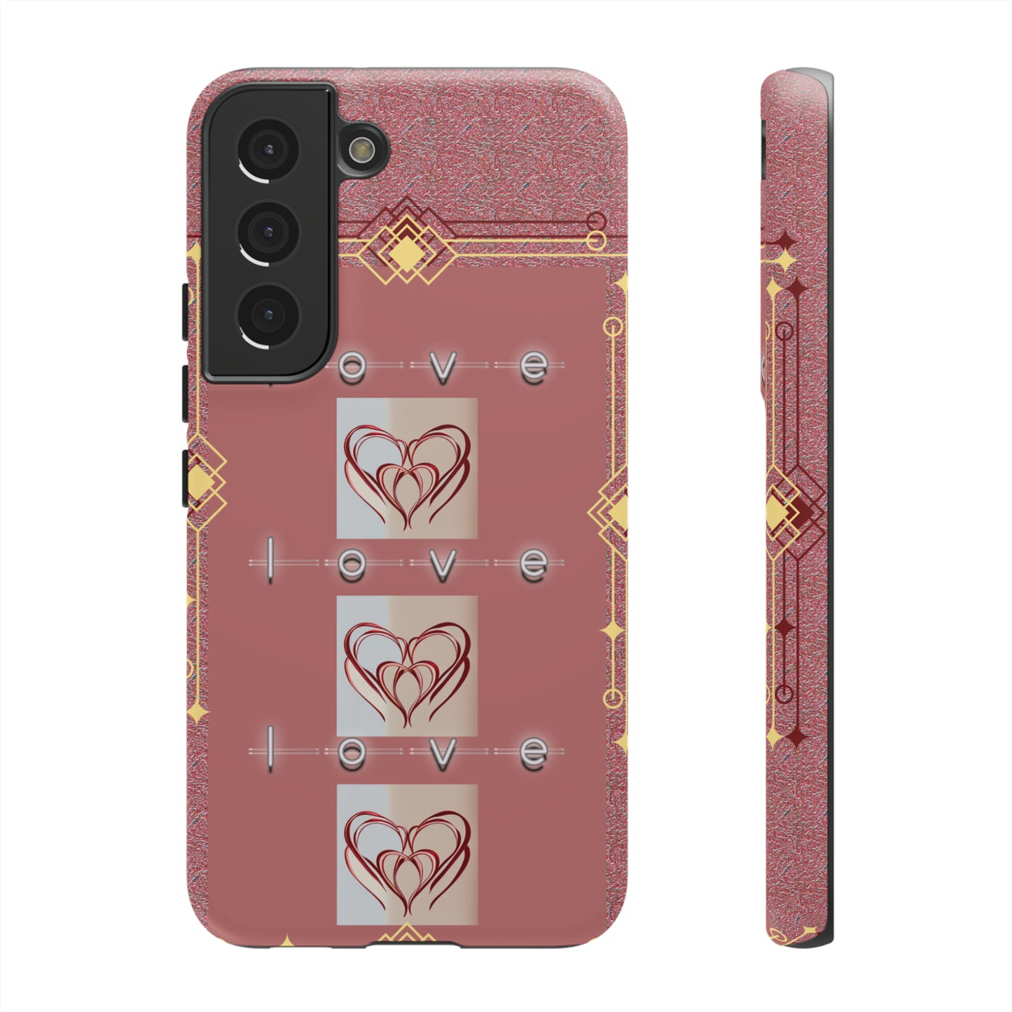 Three Hearts Love: 46-Tough Case iPhone series 15 14 13 12 11 X XR XS 8: Google series 7 6 5: Samsung series S23 S22 S21 S20 S10