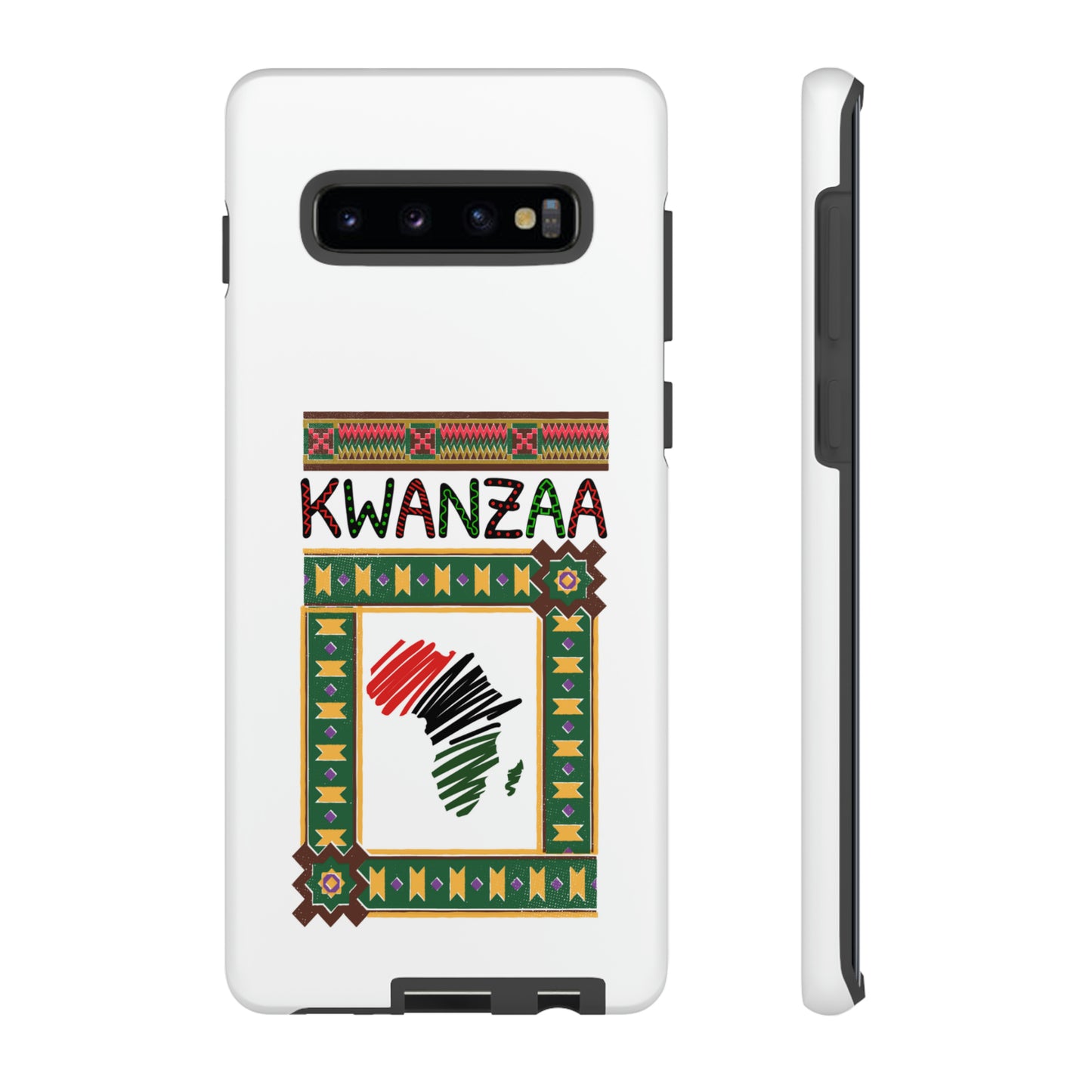 AFRICA KWANZAA: 46-Tough Case iPhone series 15 14 13 12 11 X XR XS 8: Google series 7 6 5: Samsung series S23 S22 S21 S20 S10