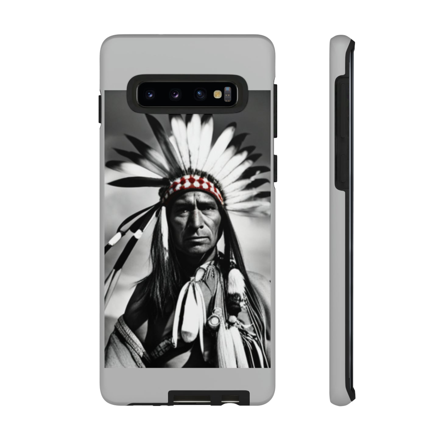 Warrior Pride with Grey Background: 46-Tough Case iPhone series 15 14 13 12 11 X XR XS 8: Google series 7 6 5: Samsung series S23 S22 S21 S20 S10