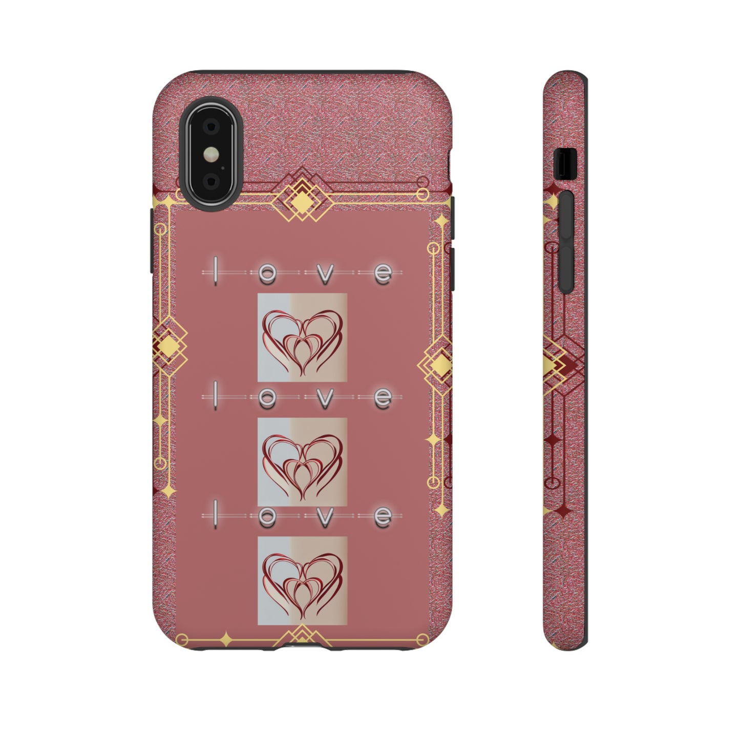 Three Hearts Love: 46-Tough Case iPhone series 15 14 13 12 11 X XR XS 8: Google series 7 6 5: Samsung series S23 S22 S21 S20 S10