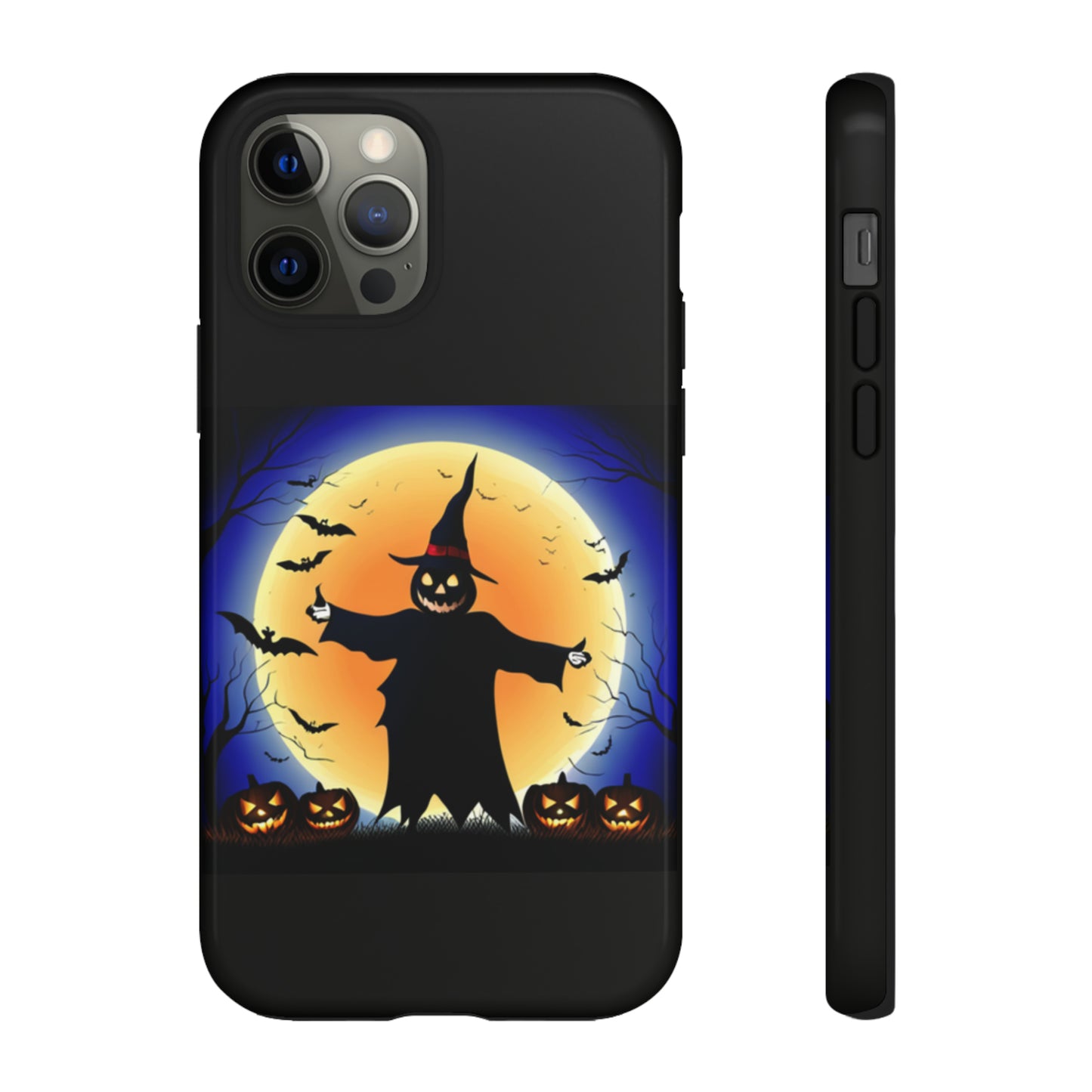 Scary Halloween with Black background: 46-Tough Case iPhone series 15 14 13 12 11 X XR XS 8: Google series 7 6 5: Samsung series S23 S22 S21 S20 S10Tough Cases