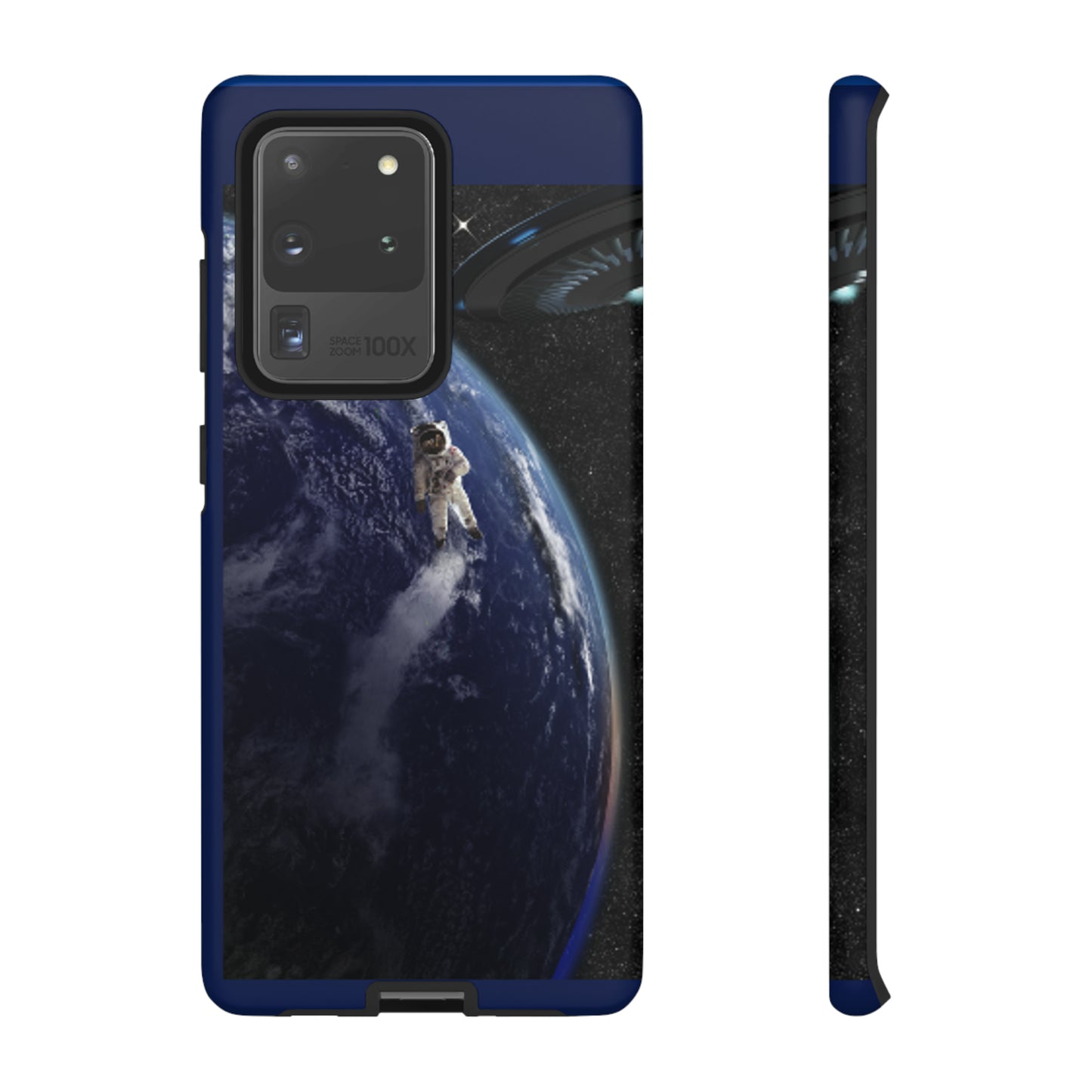 Man In Space with Dark Blue background: 46-Tough Case iPhone series 15 14 13 12 11 X XR XS 8: Google series 7 6 5: Samsung series S23 S22 S21 S20 S10s