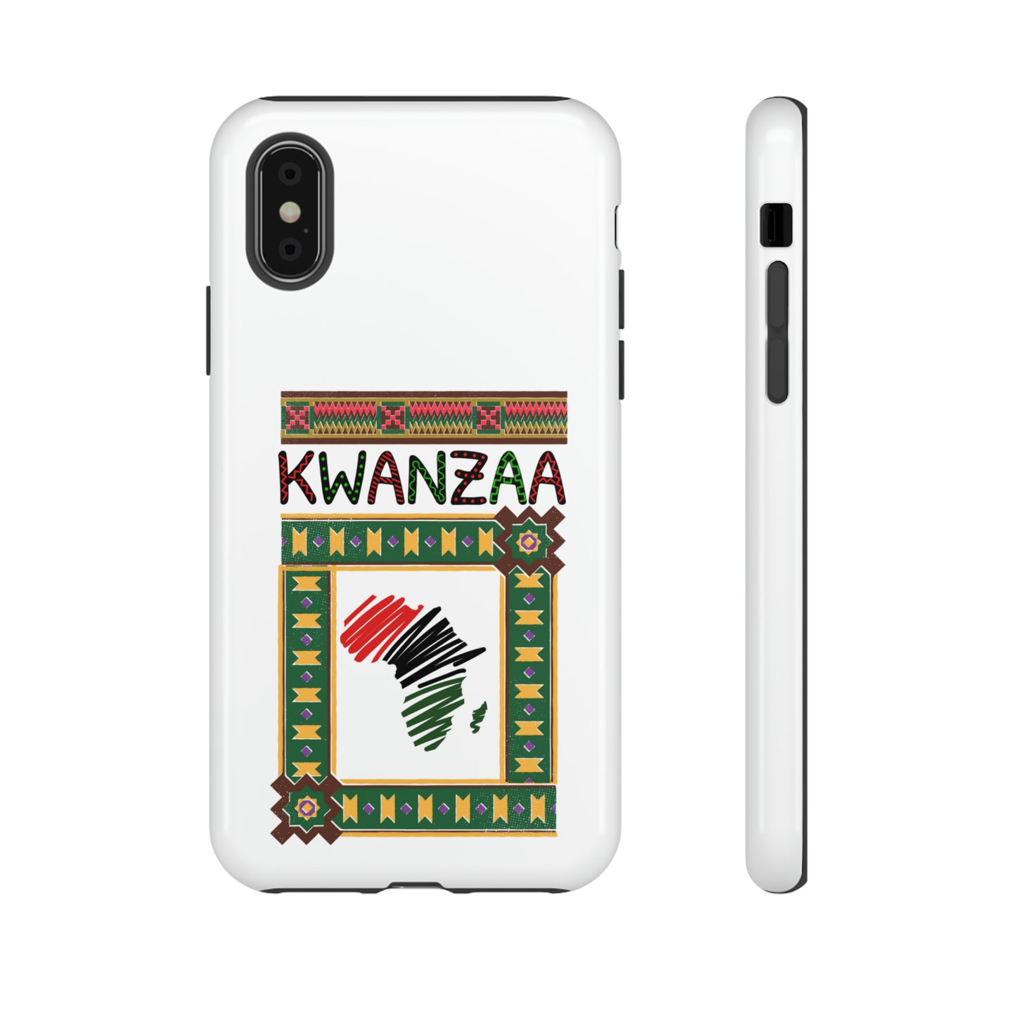 AFRICA KWANZAA: 46-Tough Case iPhone series 15 14 13 12 11 X XR XS 8: Google series 7 6 5: Samsung series S23 S22 S21 S20 S10