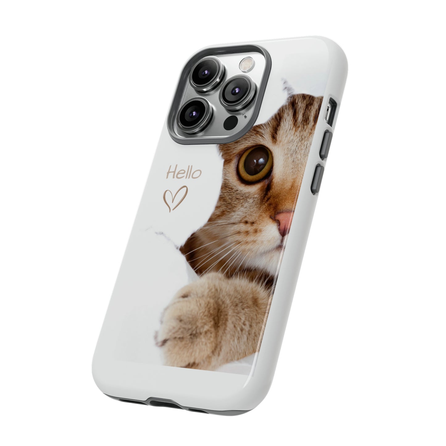 Hey Kitty with white background: 46-Tough Case iPhone series 15 14 13 12 11 X XR XS 8: Google series 7 6 5: Samsung series S23 S22 S21 S20 S10