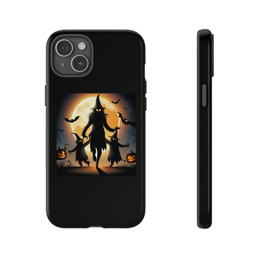 Witchy Witch with Black background:  46-Tough Case iPhone series 15 14 13 12 11 X XR XS 8: Google series 7 6 5: Samsung series S23 S22 S21 S20 S10