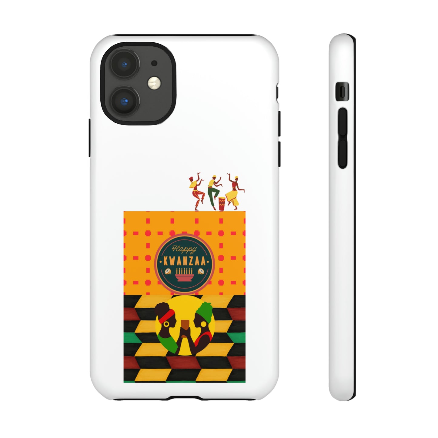 HAPPY KWANZA: 46-Tough Case iPhone series 15 14 13 12 11 X XR XS 8: Google series 7 6 5: Samsung series S23 S22 S21 S20 S10