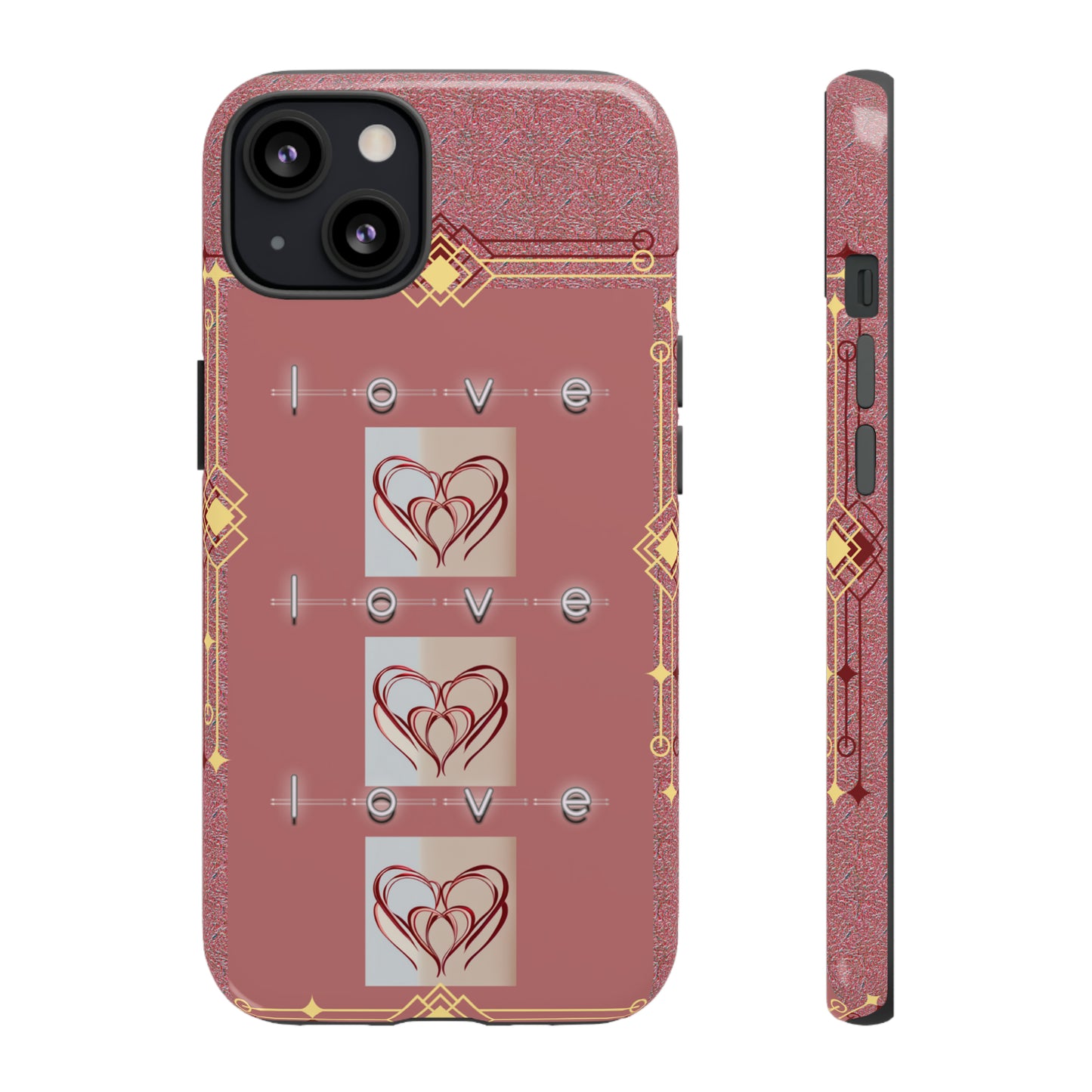 Three Hearts Love: 46-Tough Case iPhone series 15 14 13 12 11 X XR XS 8: Google series 7 6 5: Samsung series S23 S22 S21 S20 S10