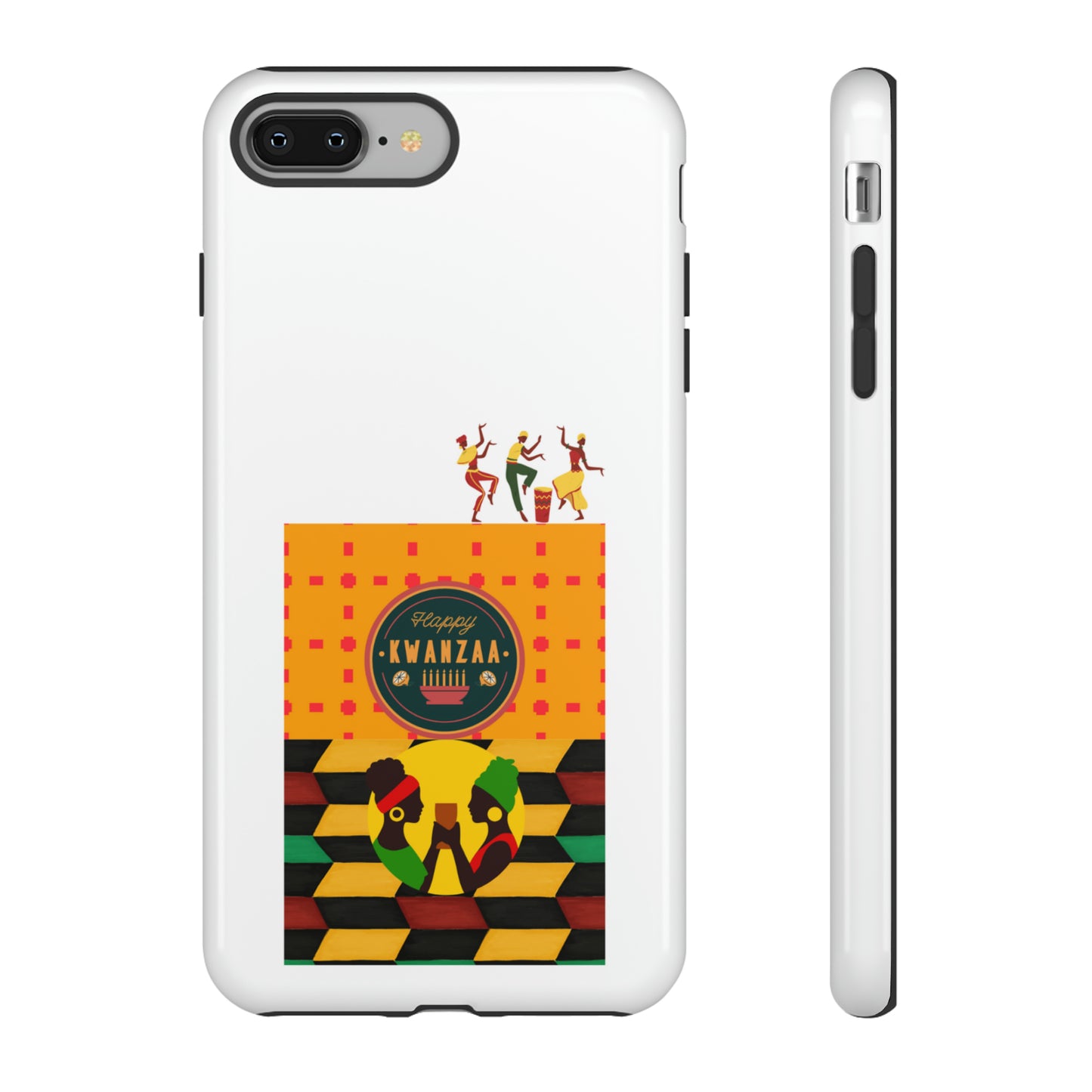 HAPPY KWANZA: 46-Tough Case iPhone series 15 14 13 12 11 X XR XS 8: Google series 7 6 5: Samsung series S23 S22 S21 S20 S10