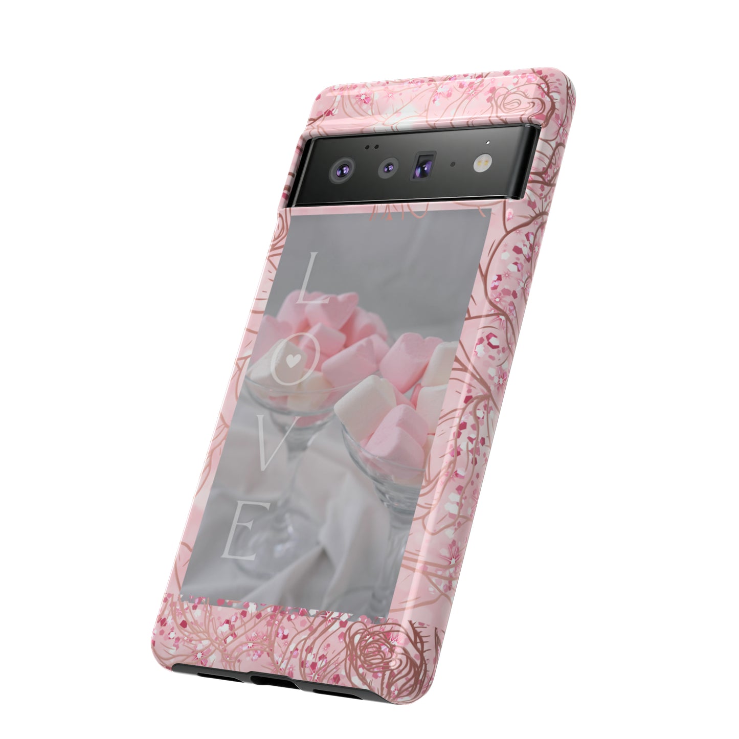 Pink Candy Love: 46-Tough Case iPhone series 15 14 13 12 11 X XR XS 8: Google series 7 6 5: Samsung series S23 S22 S21 S20 S10