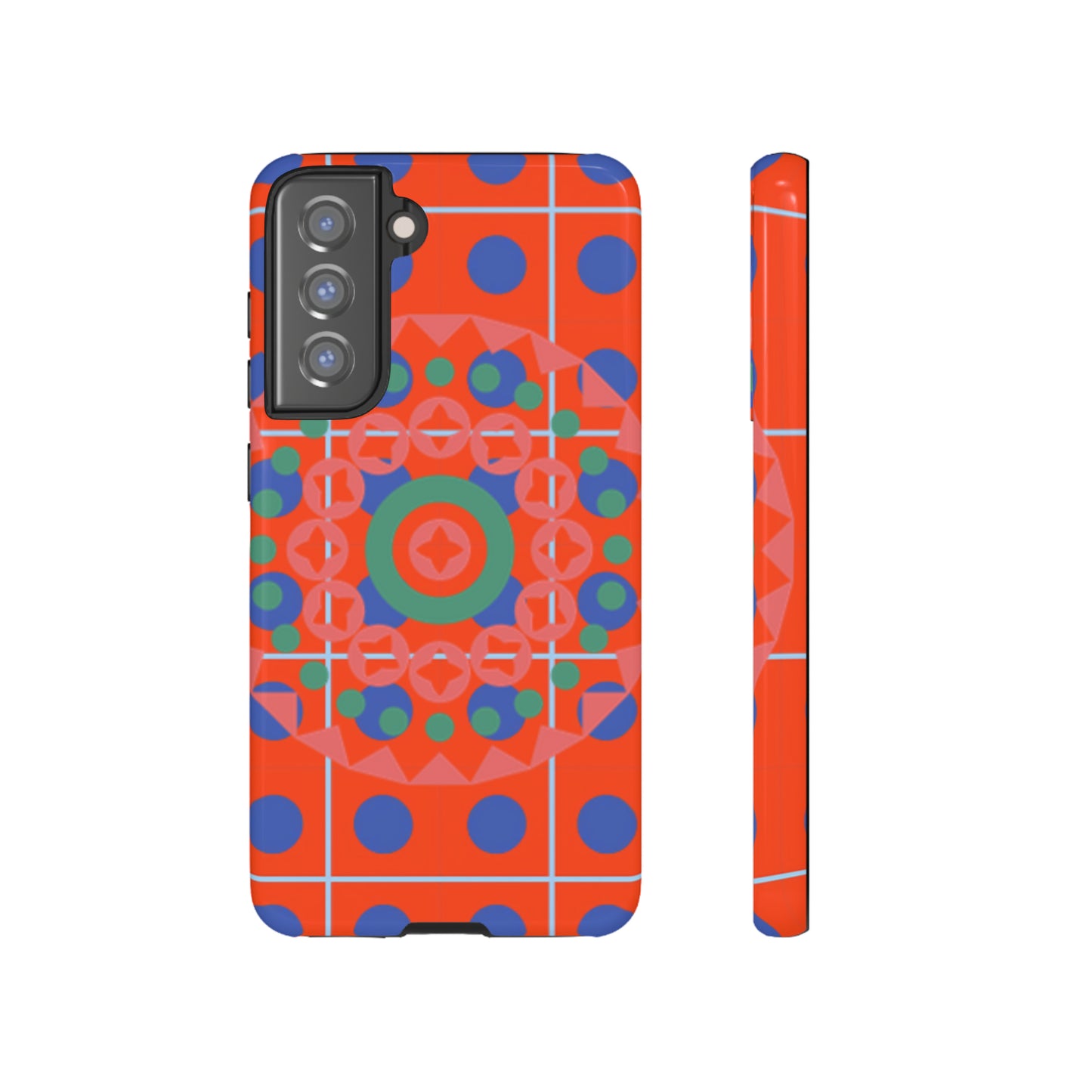 Orange Crush Camouflage with Black background: 46-Tough Case iPhone series 15 14 13 12 11 X XR XS 8: Google series 7 6 5: Samsung series S23 S22 S21 S20 S10