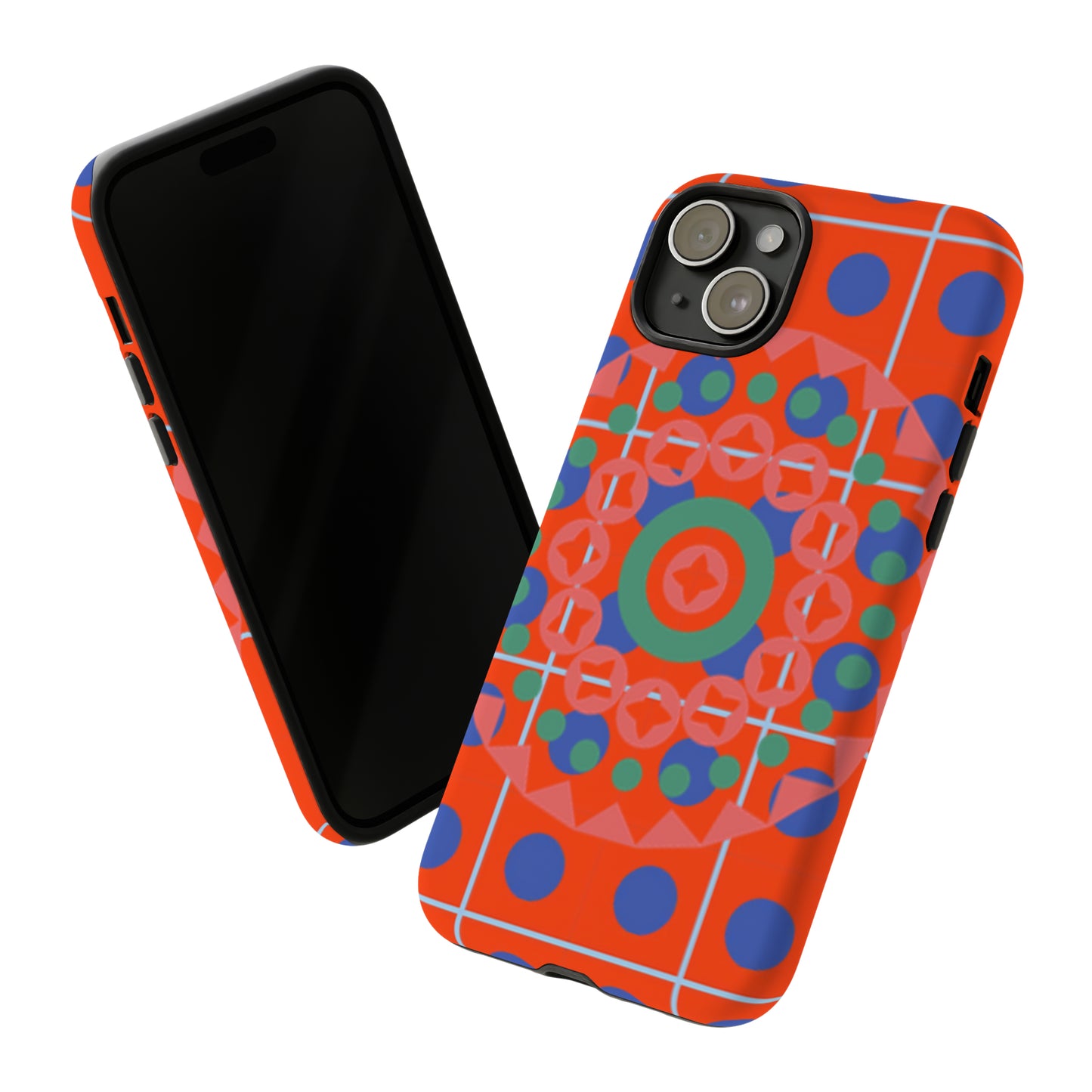 Orange Crush Camouflage with Black background: 46-Tough Case iPhone series 15 14 13 12 11 X XR XS 8: Google series 7 6 5: Samsung series S23 S22 S21 S20 S10