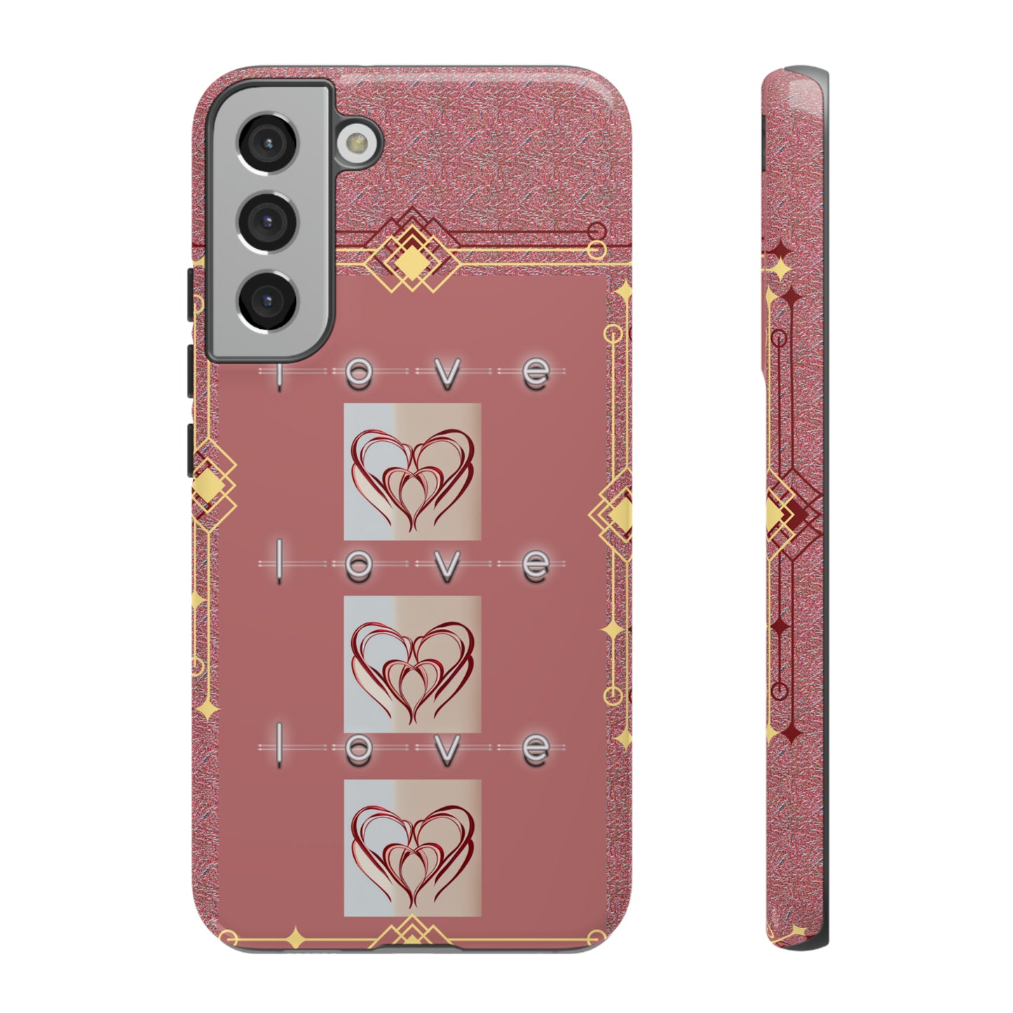 Three Hearts Love: 46-Tough Case iPhone series 15 14 13 12 11 X XR XS 8: Google series 7 6 5: Samsung series S23 S22 S21 S20 S10