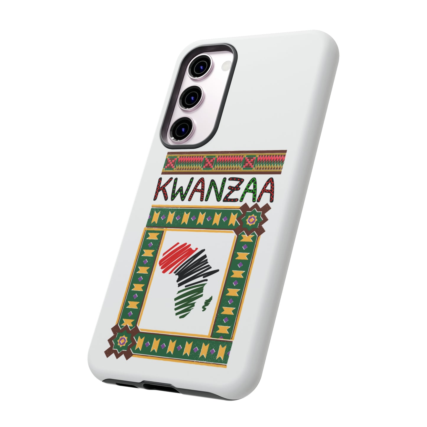 AFRICA KWANZAA: 46-Tough Case iPhone series 15 14 13 12 11 X XR XS 8: Google series 7 6 5: Samsung series S23 S22 S21 S20 S10