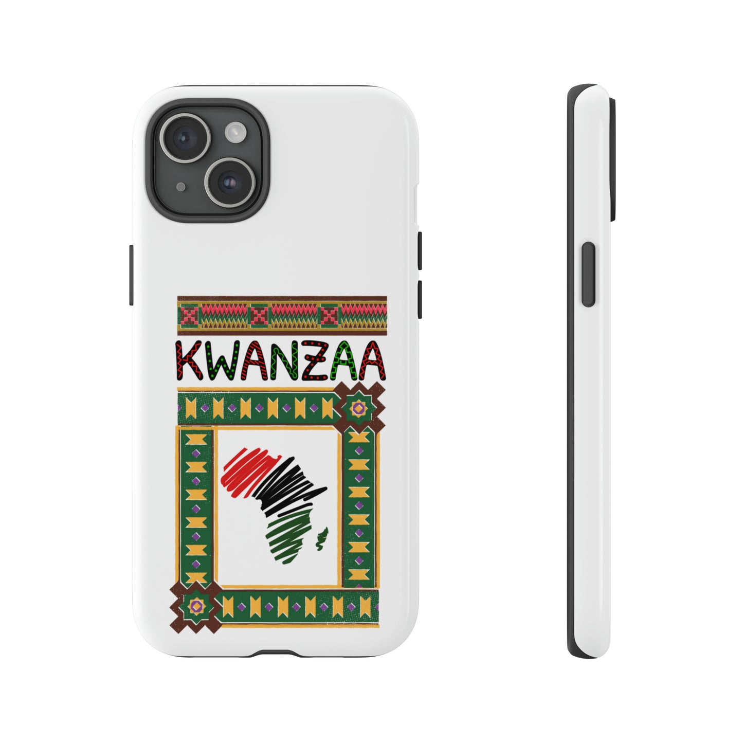 AFRICA KWANZAA: 46-Tough Case iPhone series 15 14 13 12 11 X XR XS 8: Google series 7 6 5: Samsung series S23 S22 S21 S20 S10