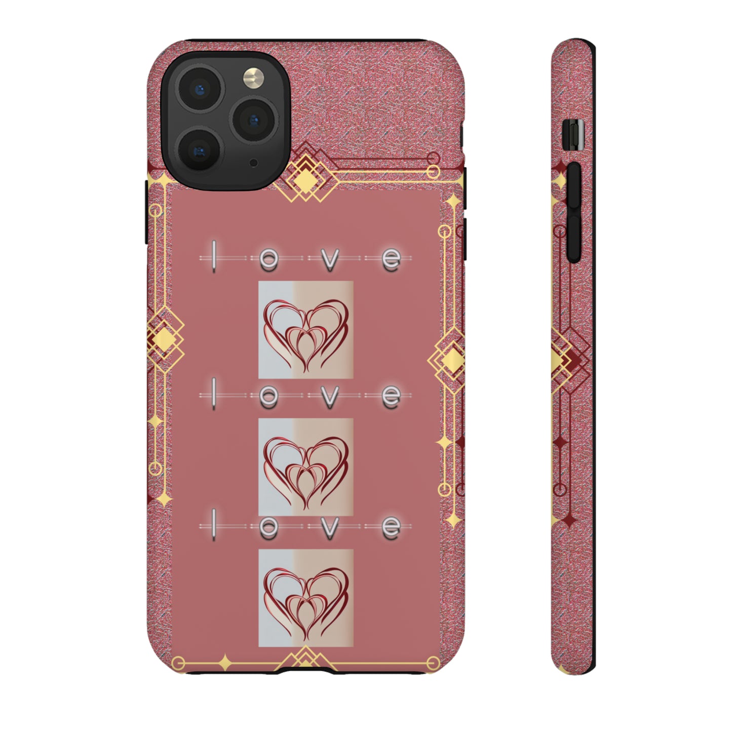 Three Hearts Love: 46-Tough Case iPhone series 15 14 13 12 11 X XR XS 8: Google series 7 6 5: Samsung series S23 S22 S21 S20 S10