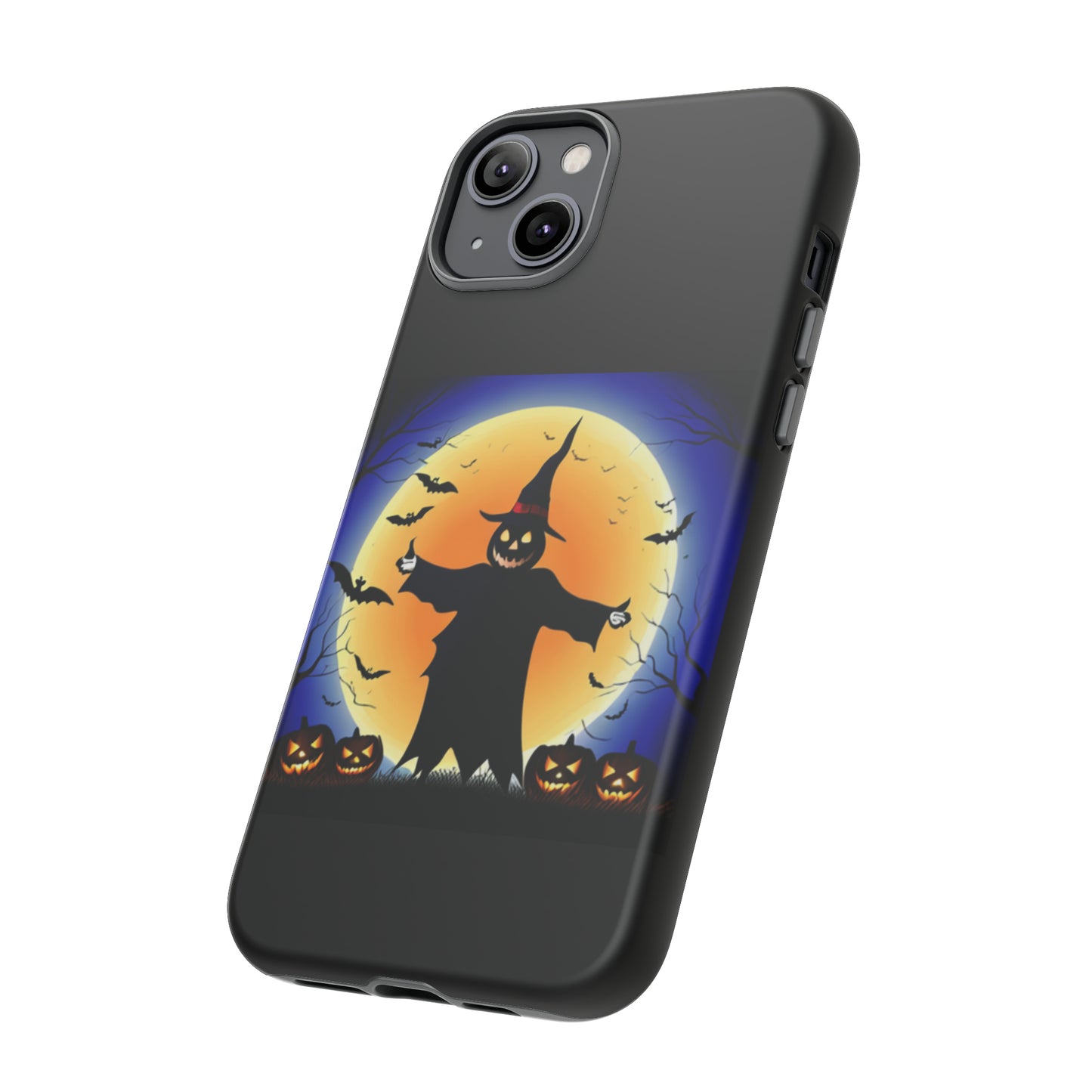 Scary Halloween with Black background: 46-Tough Case iPhone series 15 14 13 12 11 X XR XS 8: Google series 7 6 5: Samsung series S23 S22 S21 S20 S10Tough Cases