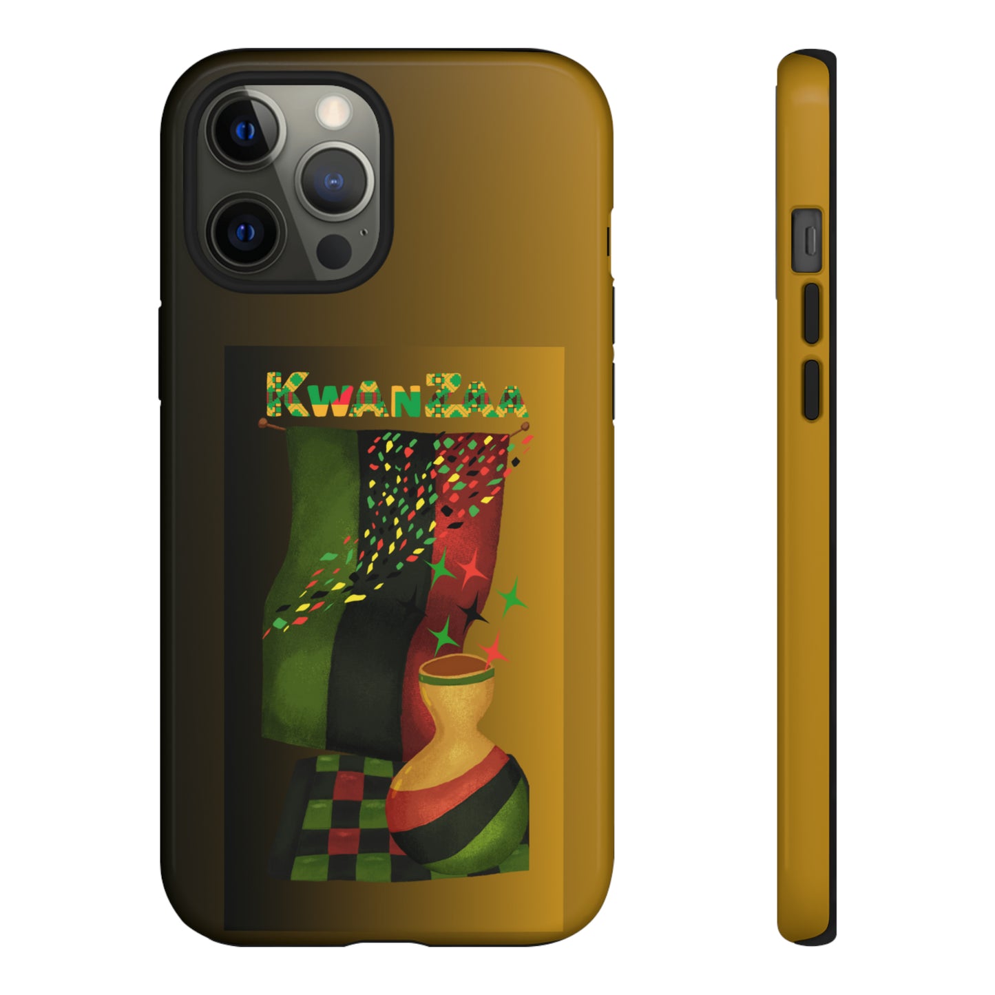 KWANZAA FLAG: 46-Tough Case iPhone series 15 14 13 12 11 X XR XS 8: Google series 7 6 5: Samsung series S23 S22 S21 S20 S10