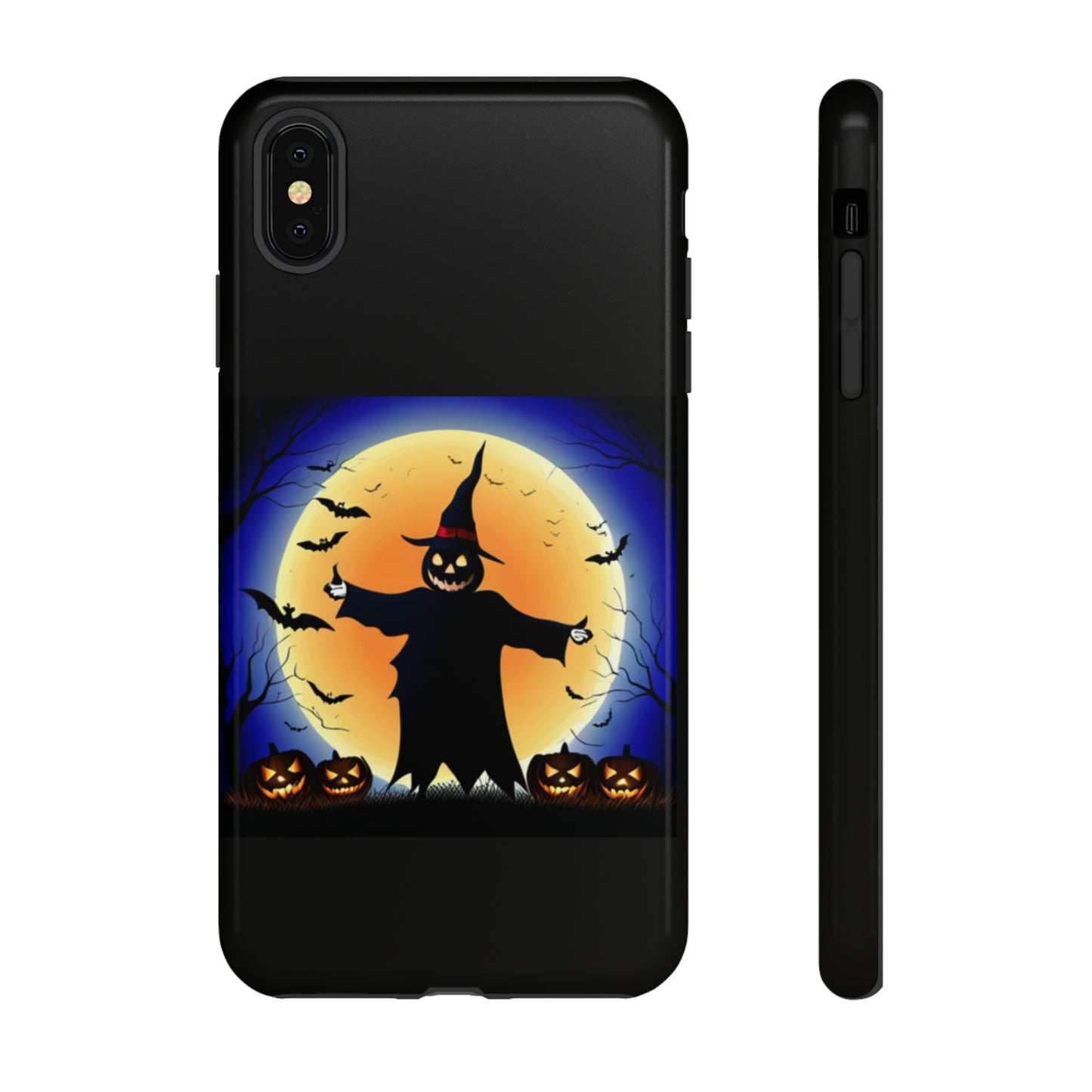 Scary Halloween with Black background: 46-Tough Case iPhone series 15 14 13 12 11 X XR XS 8: Google series 7 6 5: Samsung series S23 S22 S21 S20 S10Tough Cases