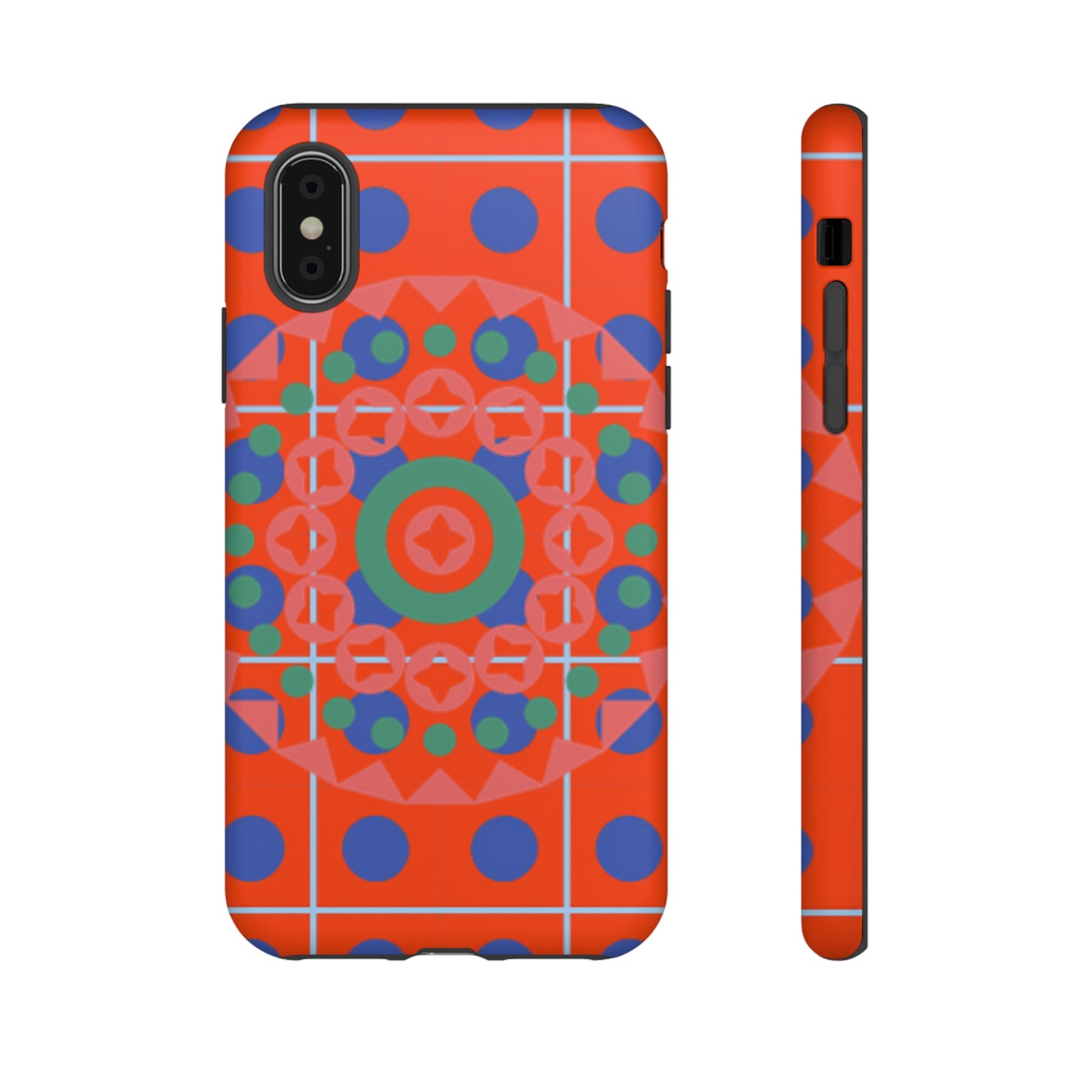 Orange Crush Camouflage with Black background: 46-Tough Case iPhone series 15 14 13 12 11 X XR XS 8: Google series 7 6 5: Samsung series S23 S22 S21 S20 S10