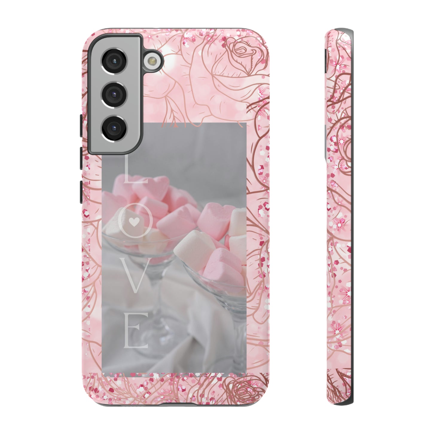 Pink Candy Love: 46-Tough Case iPhone series 15 14 13 12 11 X XR XS 8: Google series 7 6 5: Samsung series S23 S22 S21 S20 S10