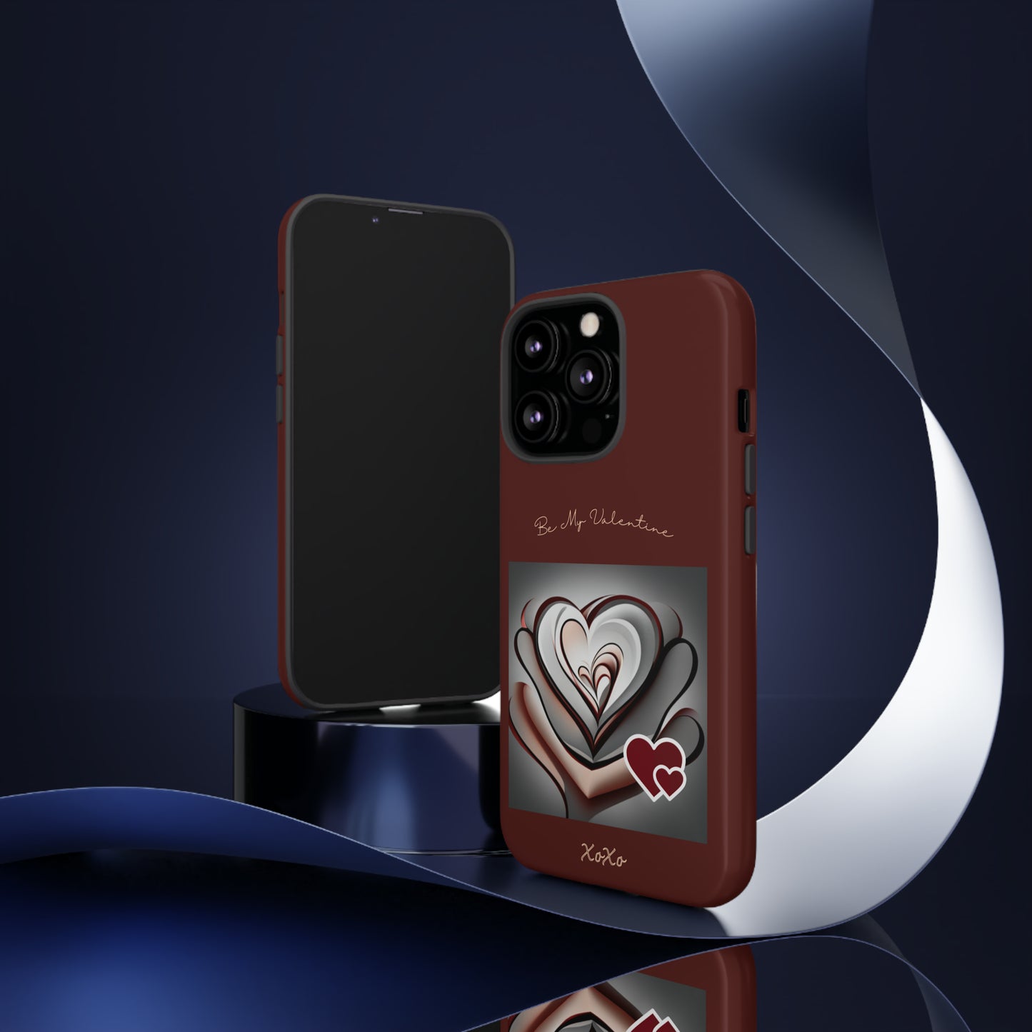 Valentine Triple Heart: 46-Tough Case iPhone series 15 14 13 12 11 X XR XS 8: Google series 7 6 5: Samsung series S23 S22 S21 S20 S10