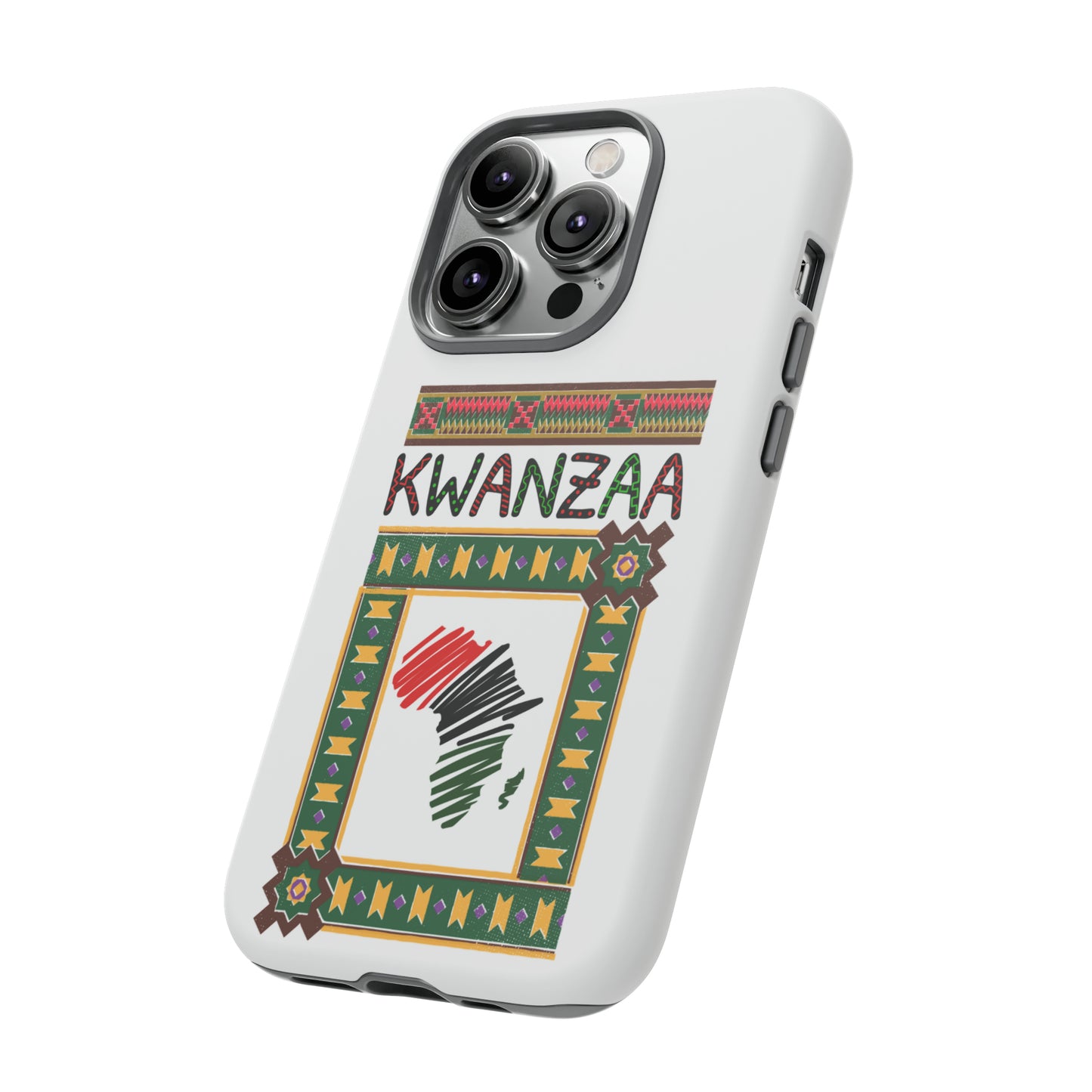 AFRICA KWANZAA: 46-Tough Case iPhone series 15 14 13 12 11 X XR XS 8: Google series 7 6 5: Samsung series S23 S22 S21 S20 S10