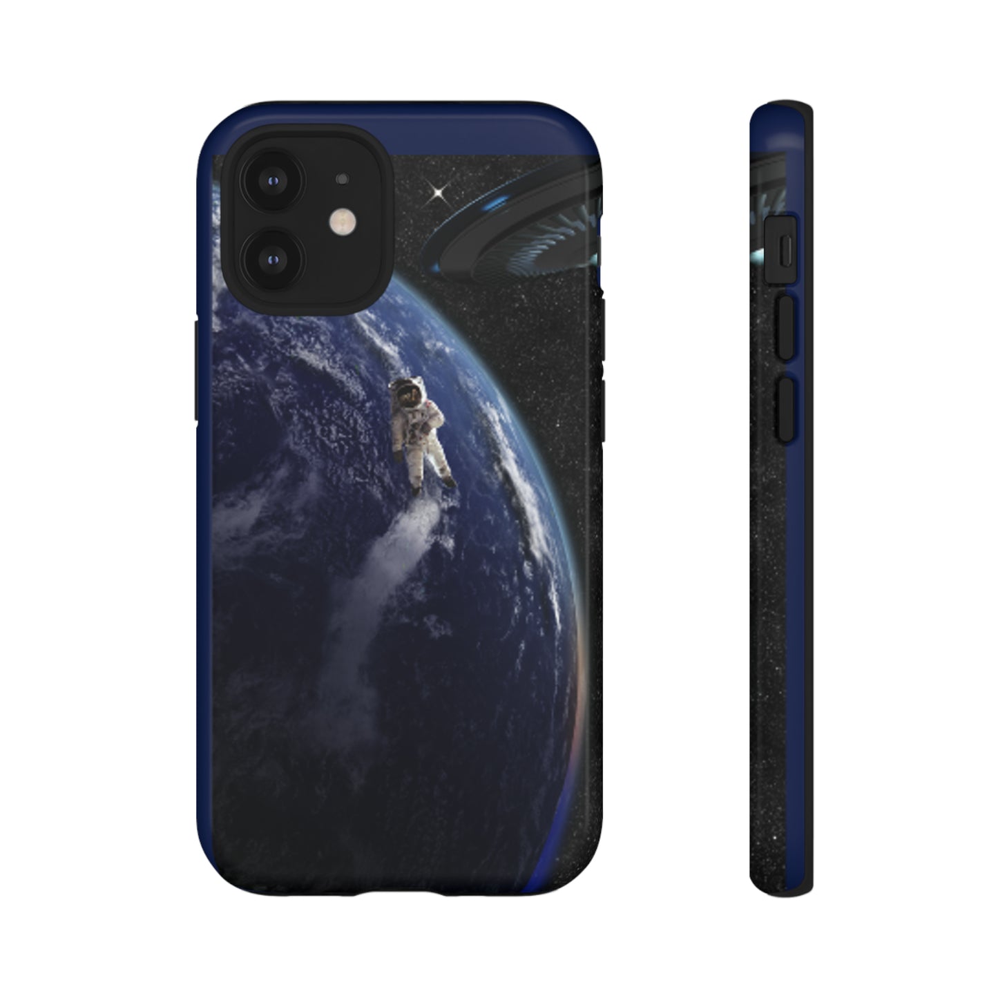 Man In Space with Dark Blue background: 46-Tough Case iPhone series 15 14 13 12 11 X XR XS 8: Google series 7 6 5: Samsung series S23 S22 S21 S20 S10s