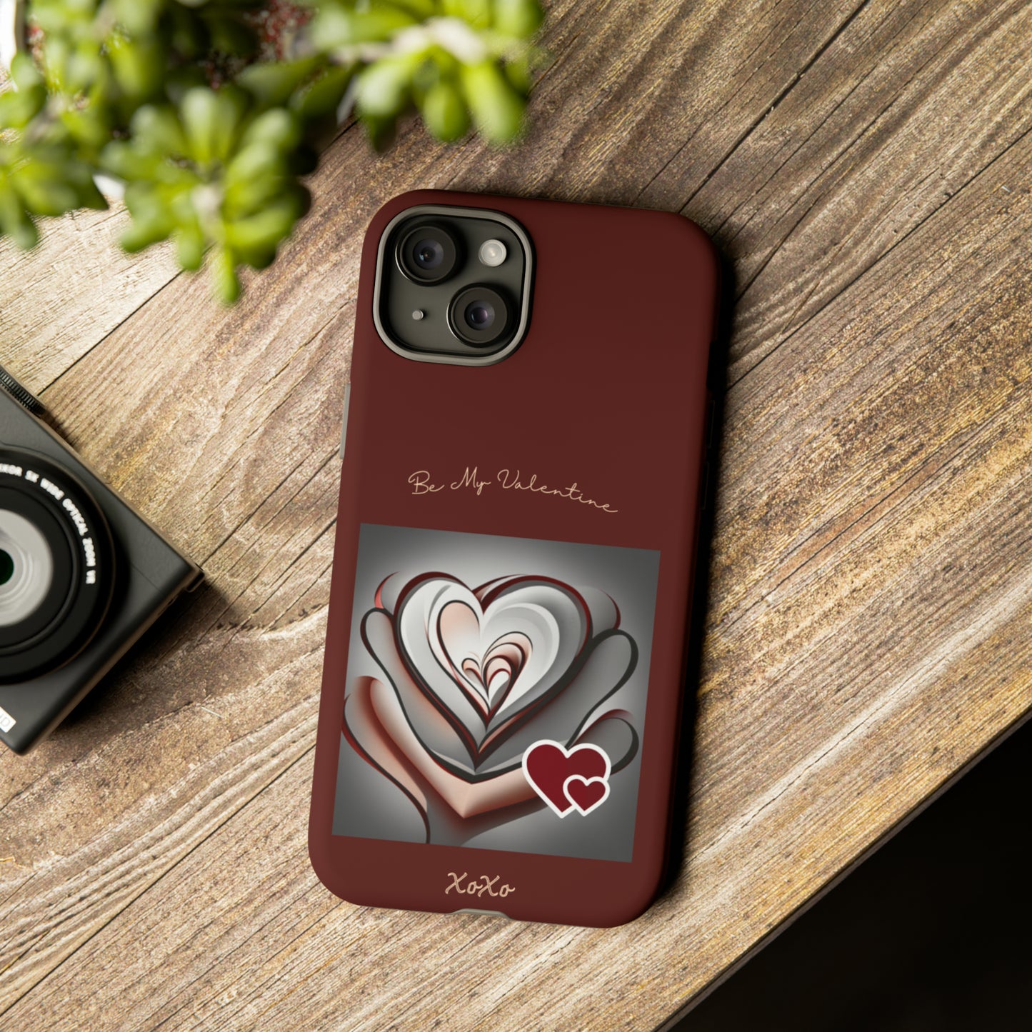 Valentine Triple Heart: 46-Tough Case iPhone series 15 14 13 12 11 X XR XS 8: Google series 7 6 5: Samsung series S23 S22 S21 S20 S10