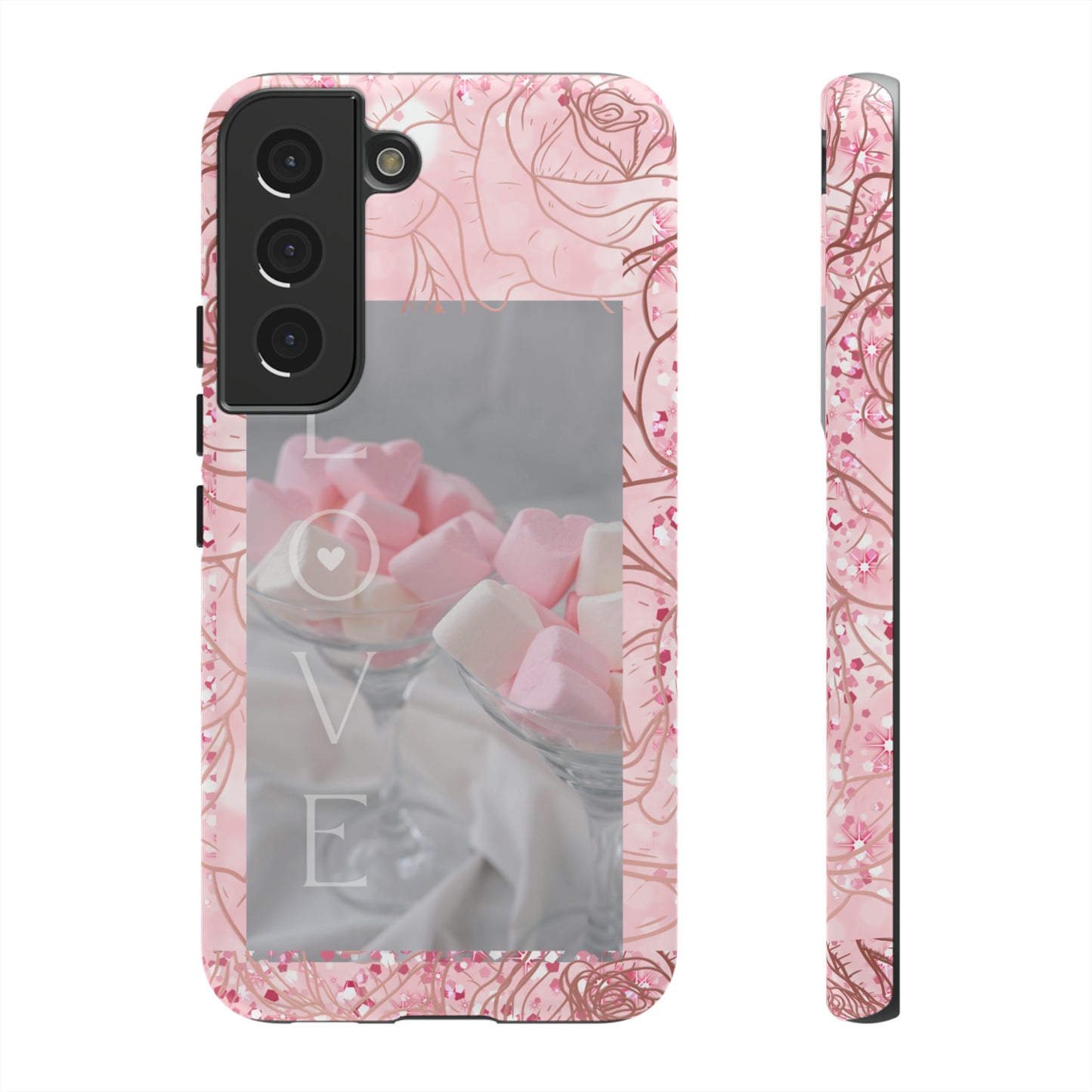 Pink Candy Love: 46-Tough Case iPhone series 15 14 13 12 11 X XR XS 8: Google series 7 6 5: Samsung series S23 S22 S21 S20 S10