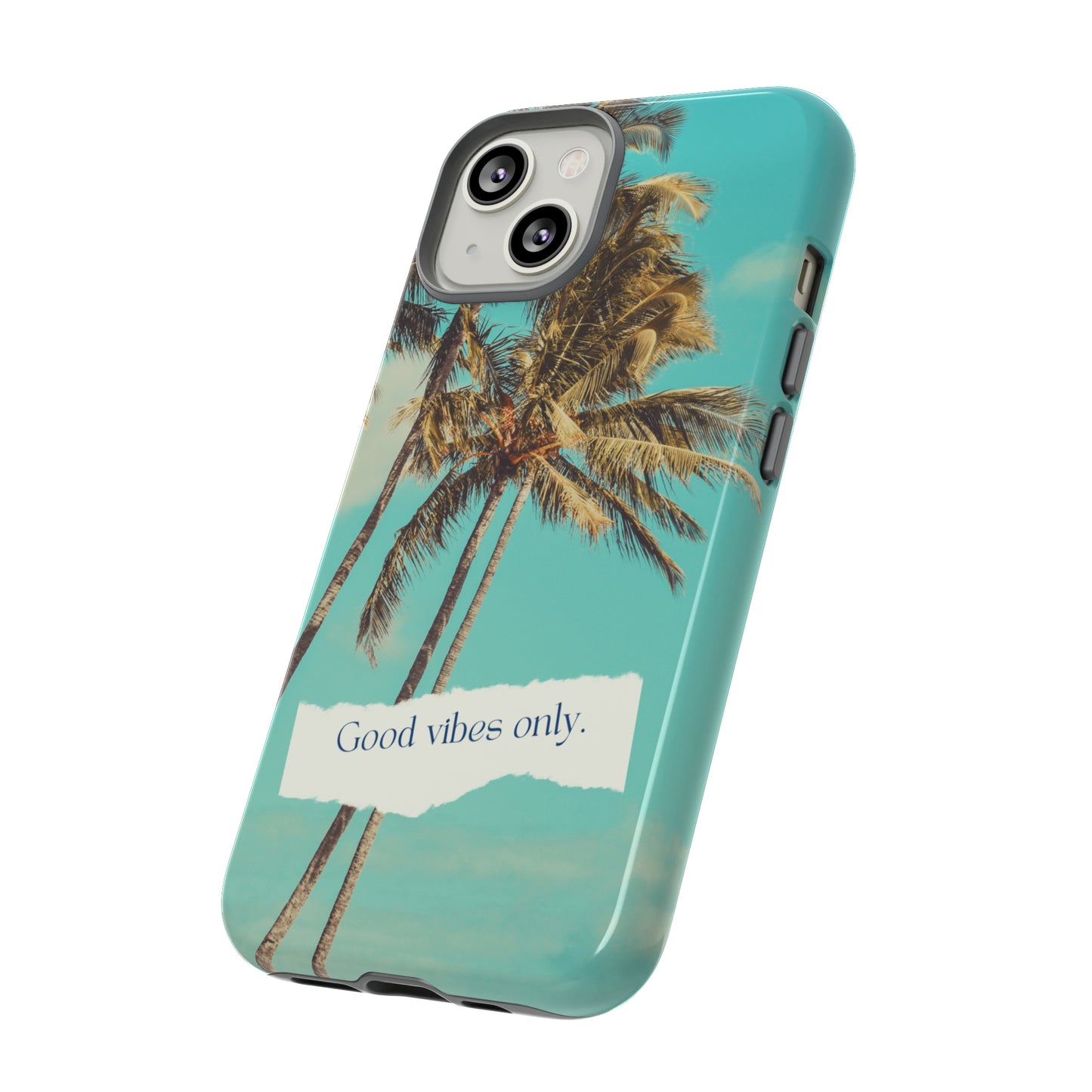 Palm Blue with Turquoise background : 46-Tough Case iPhone series 15 14 13 12 11 X XR XS 8: Google series 7 6 5: Samsung series S23 S22 S21 S20 S10