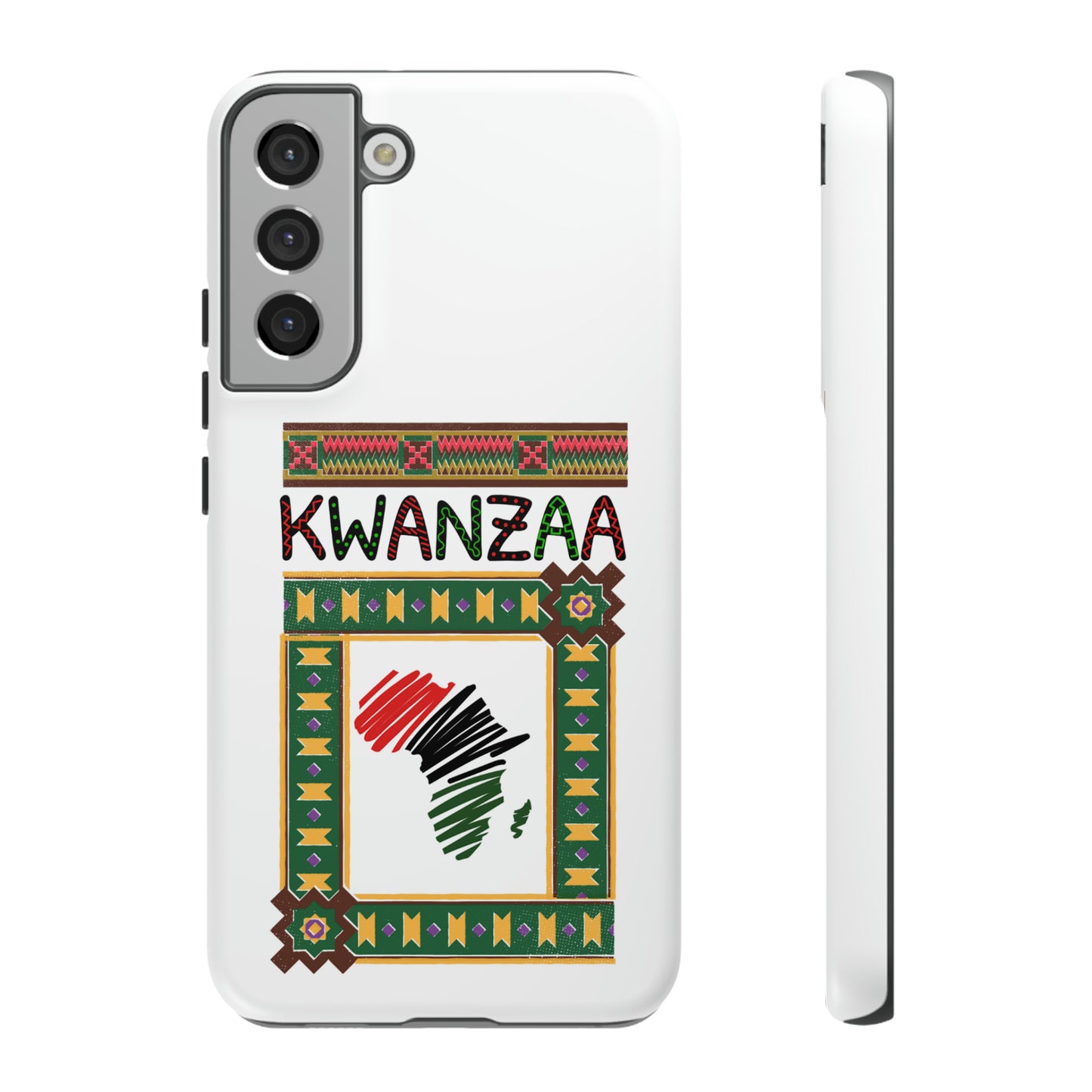 AFRICA KWANZAA: 46-Tough Case iPhone series 15 14 13 12 11 X XR XS 8: Google series 7 6 5: Samsung series S23 S22 S21 S20 S10