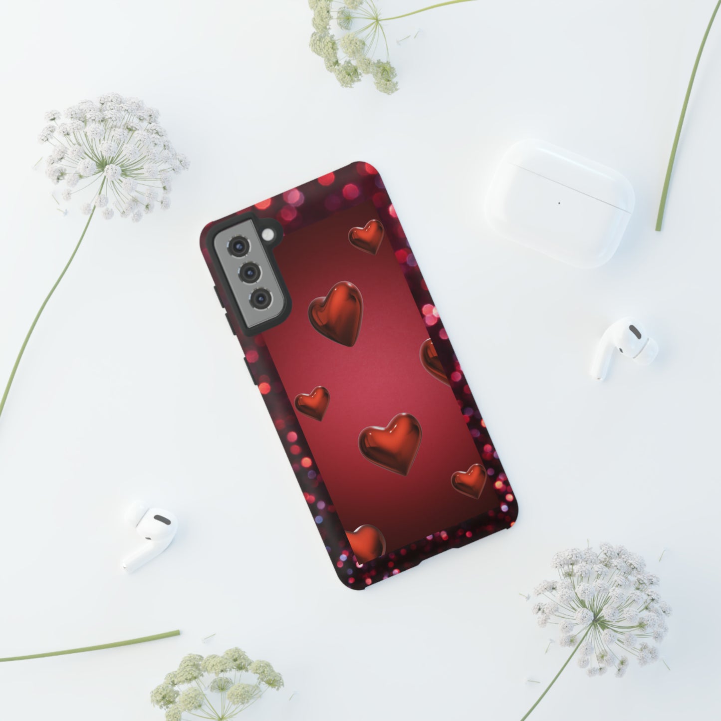 Real Red Valentine: 46-Tough Case iPhone series 15 14 13 12 11 X XR XS 8: Google series 7 6 5: Samsung series S23 S22 S21 S20 S10
