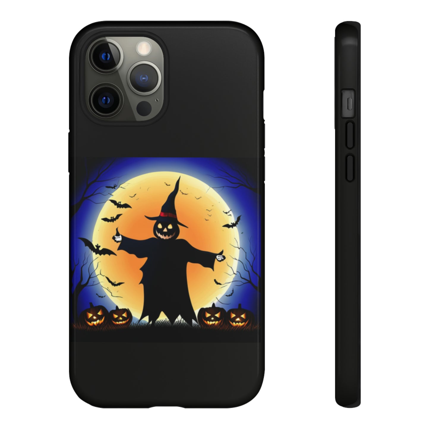 Scary Halloween with Black background: 46-Tough Case iPhone series 15 14 13 12 11 X XR XS 8: Google series 7 6 5: Samsung series S23 S22 S21 S20 S10Tough Cases