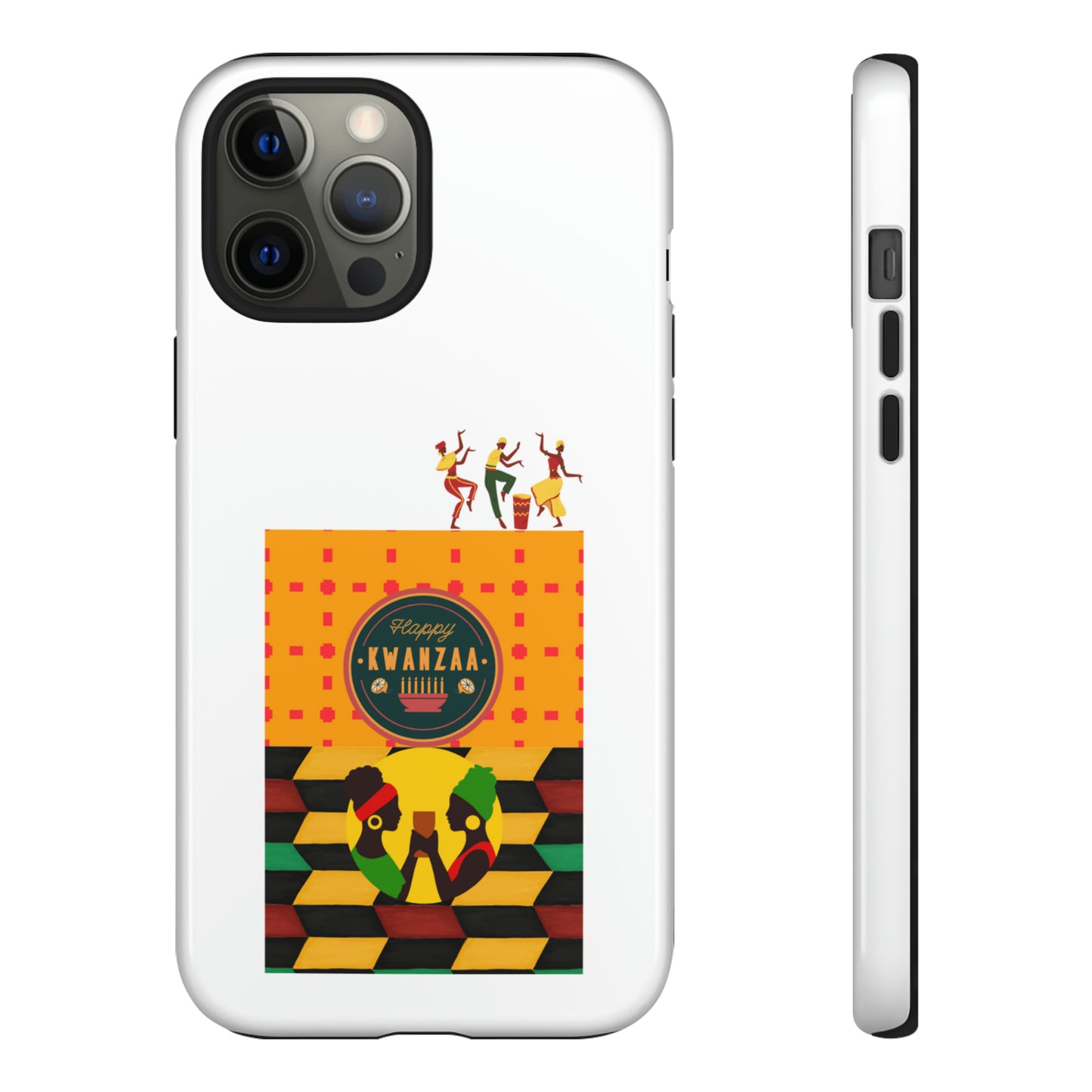 HAPPY KWANZA: 46-Tough Case iPhone series 15 14 13 12 11 X XR XS 8: Google series 7 6 5: Samsung series S23 S22 S21 S20 S10